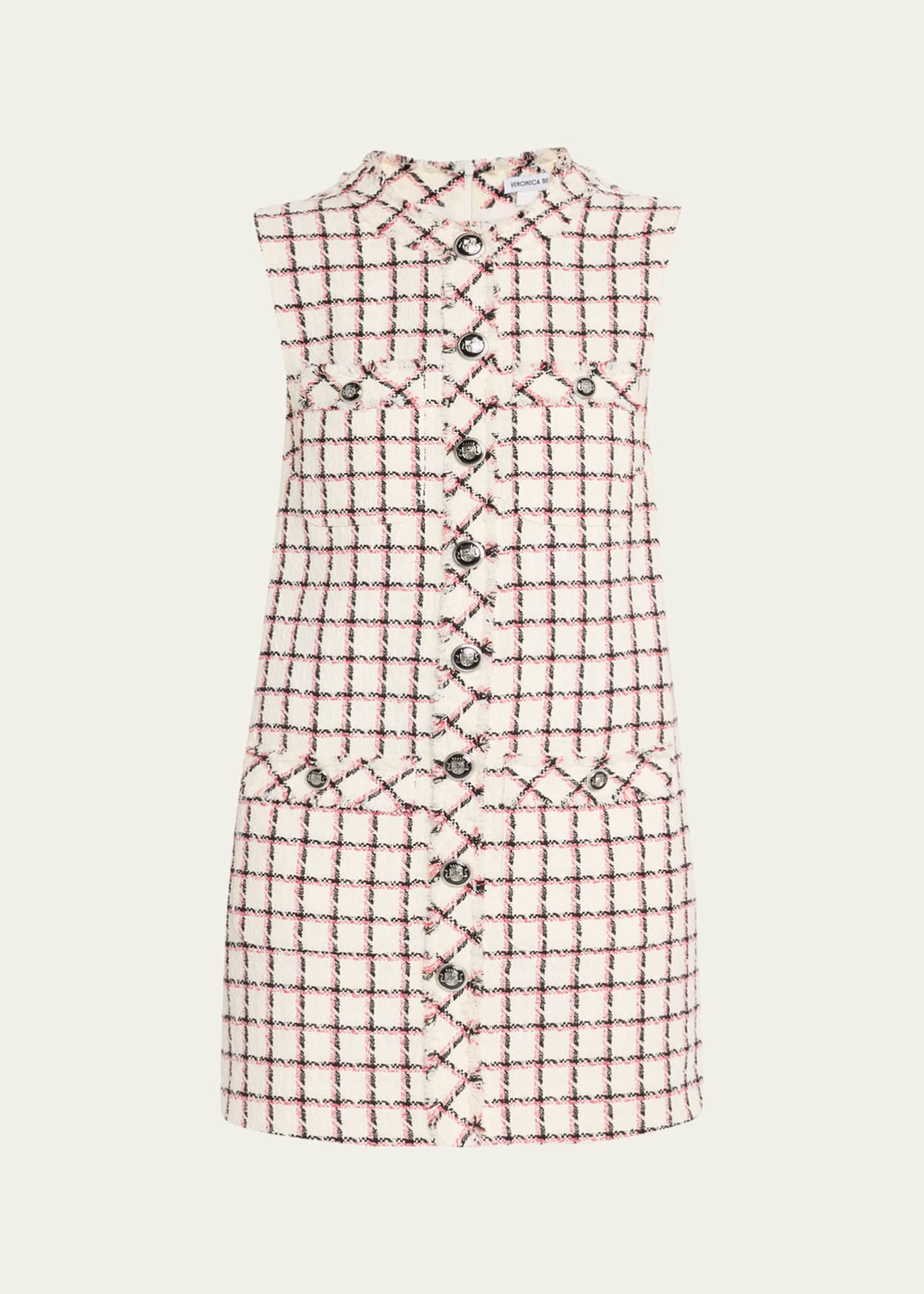 Veronica Beard Laurel Sleeveless Tweed Mini Dress - Bergdorf Goodman