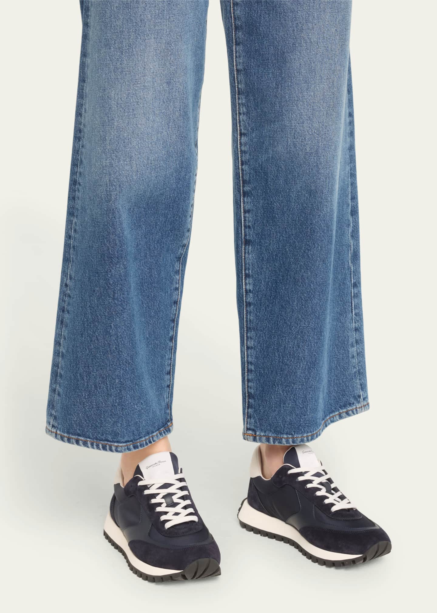 Gianvito Rossi Gravel Sneakers Bergdorf Goodman