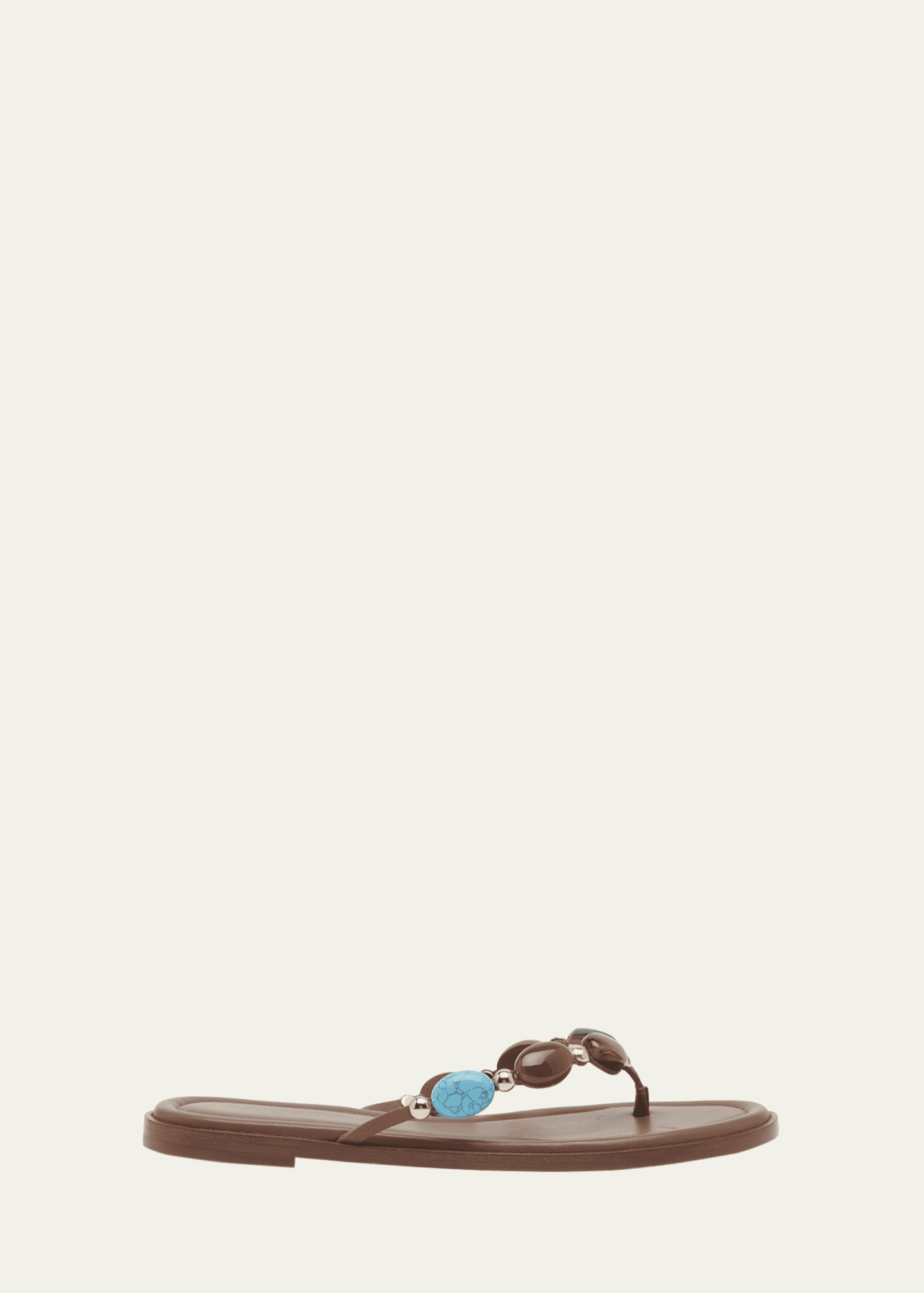 Stone sandals flat top