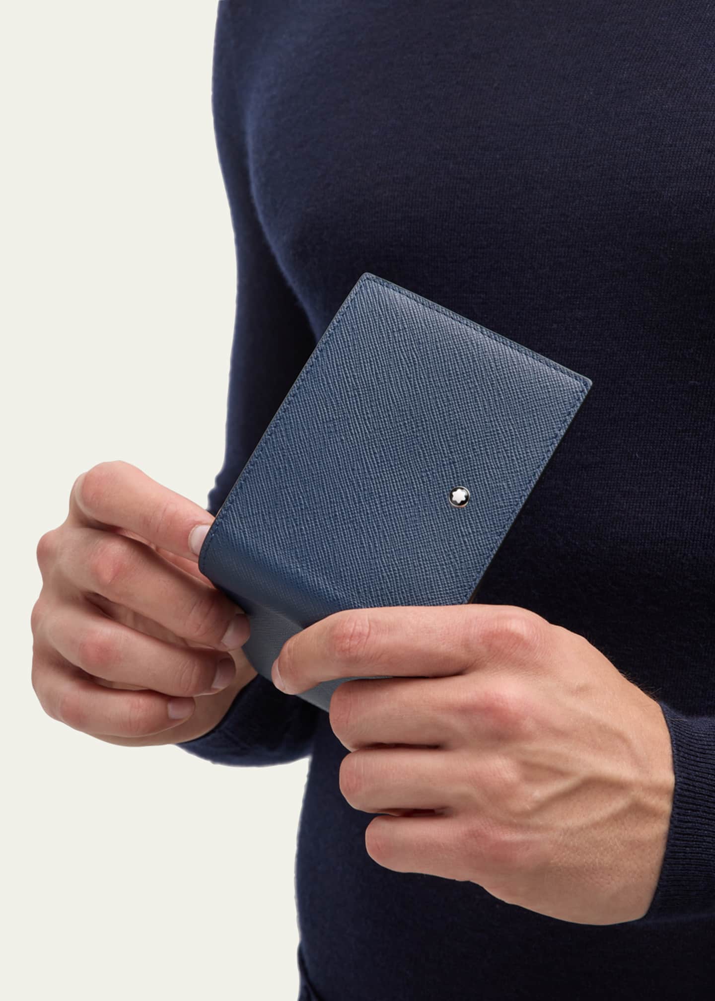 Montblanc Men's Sartorial Saffiano Leather Bifold Wallet Image 2 of 3