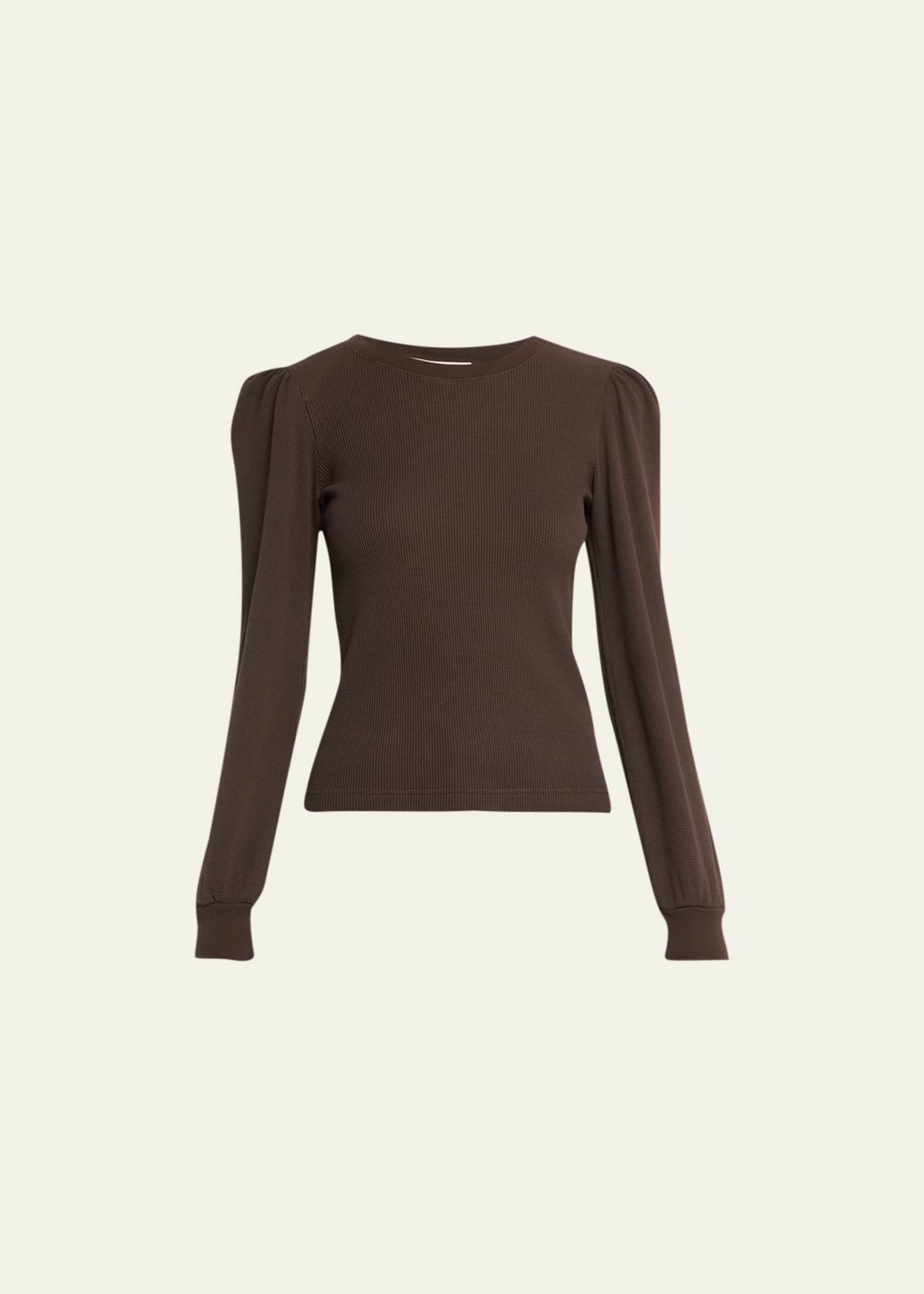 AMO Denim Girly Long-Sleeve Thermal Top Image 1 of 5