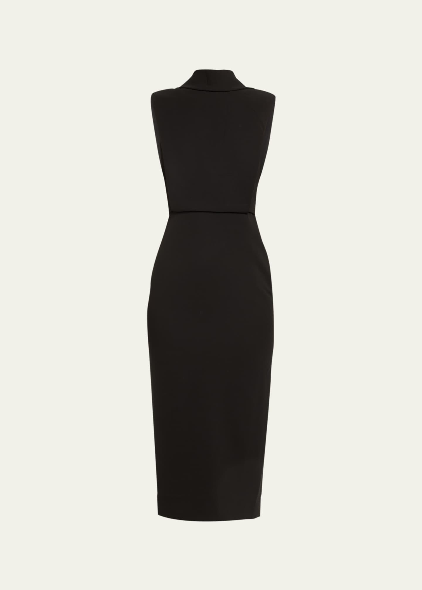 Roland Mouret STRETCH CADY MIDI DRESS - Bergdorf Goodman