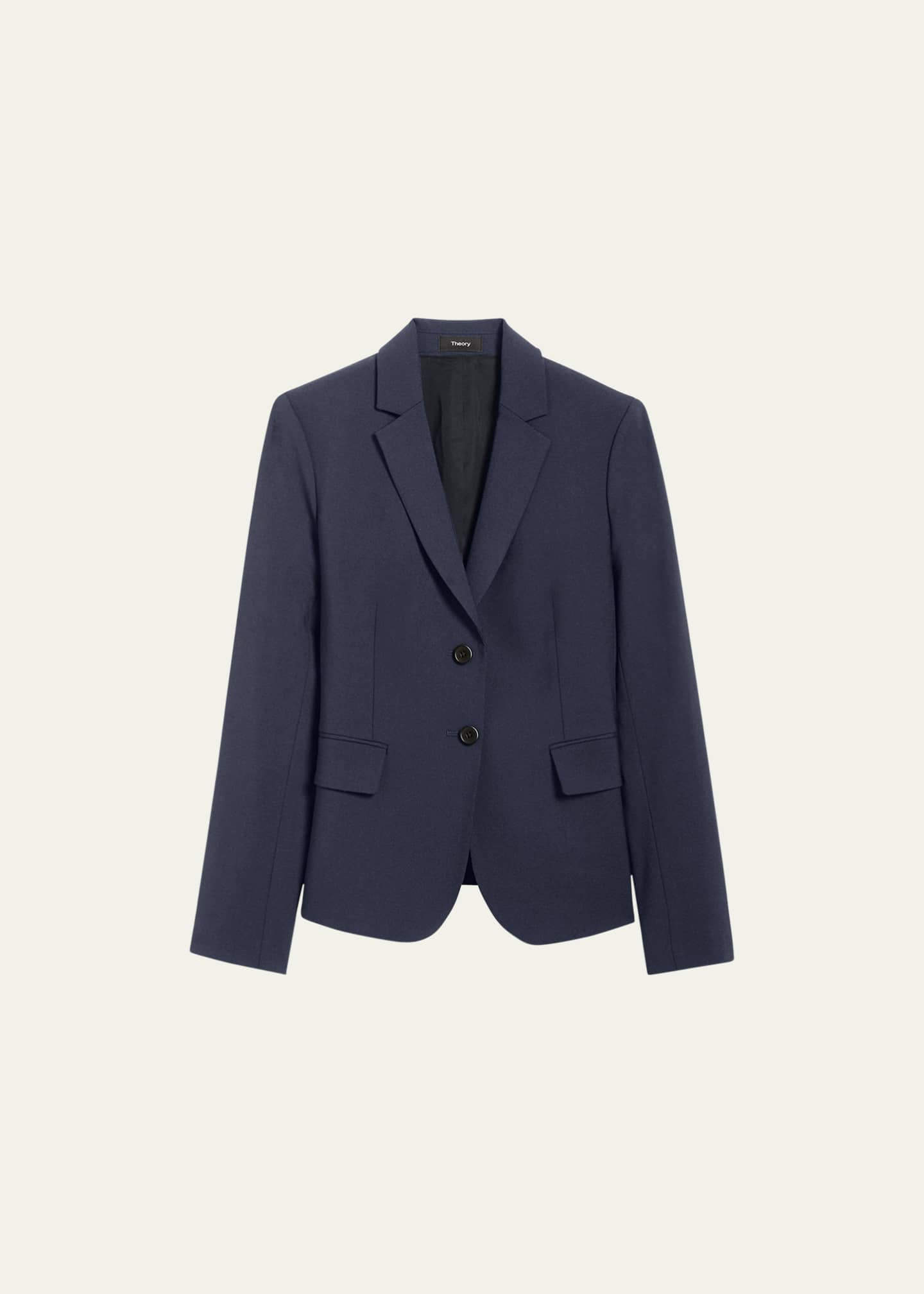 Theory Carissa Blazer in Good Wool Bergdorf Goodman