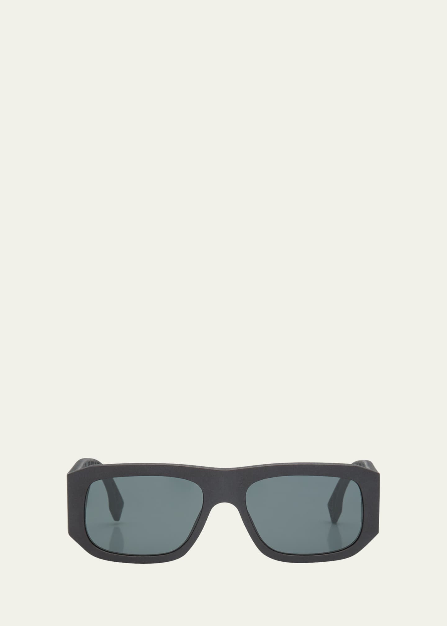 Fendi Fendi Shadow Nylon Rectangle Sunglasses Bergdorf Goodman