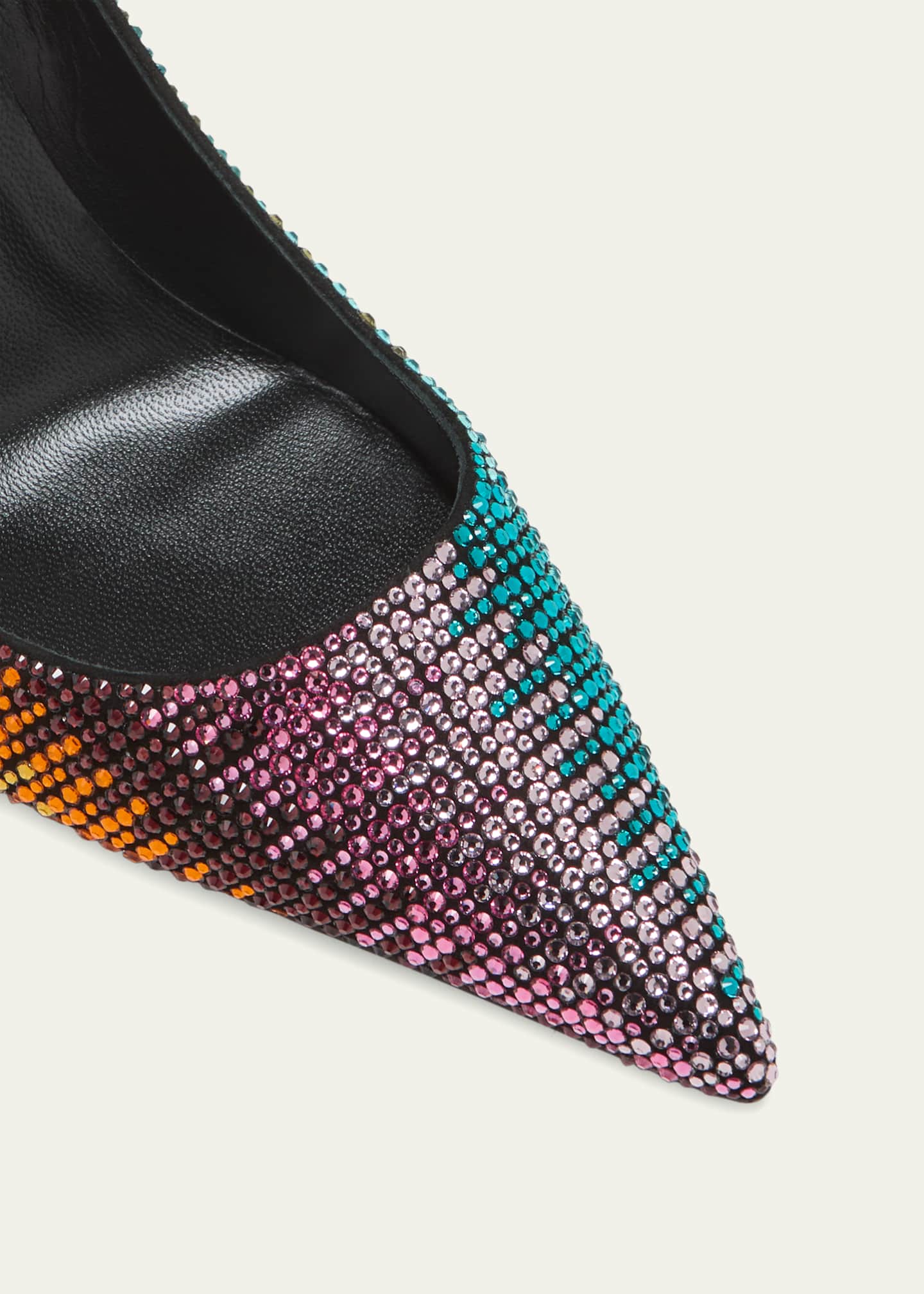 Christian Louboutin Apostropha Ombre Strass Red Sole Pumps