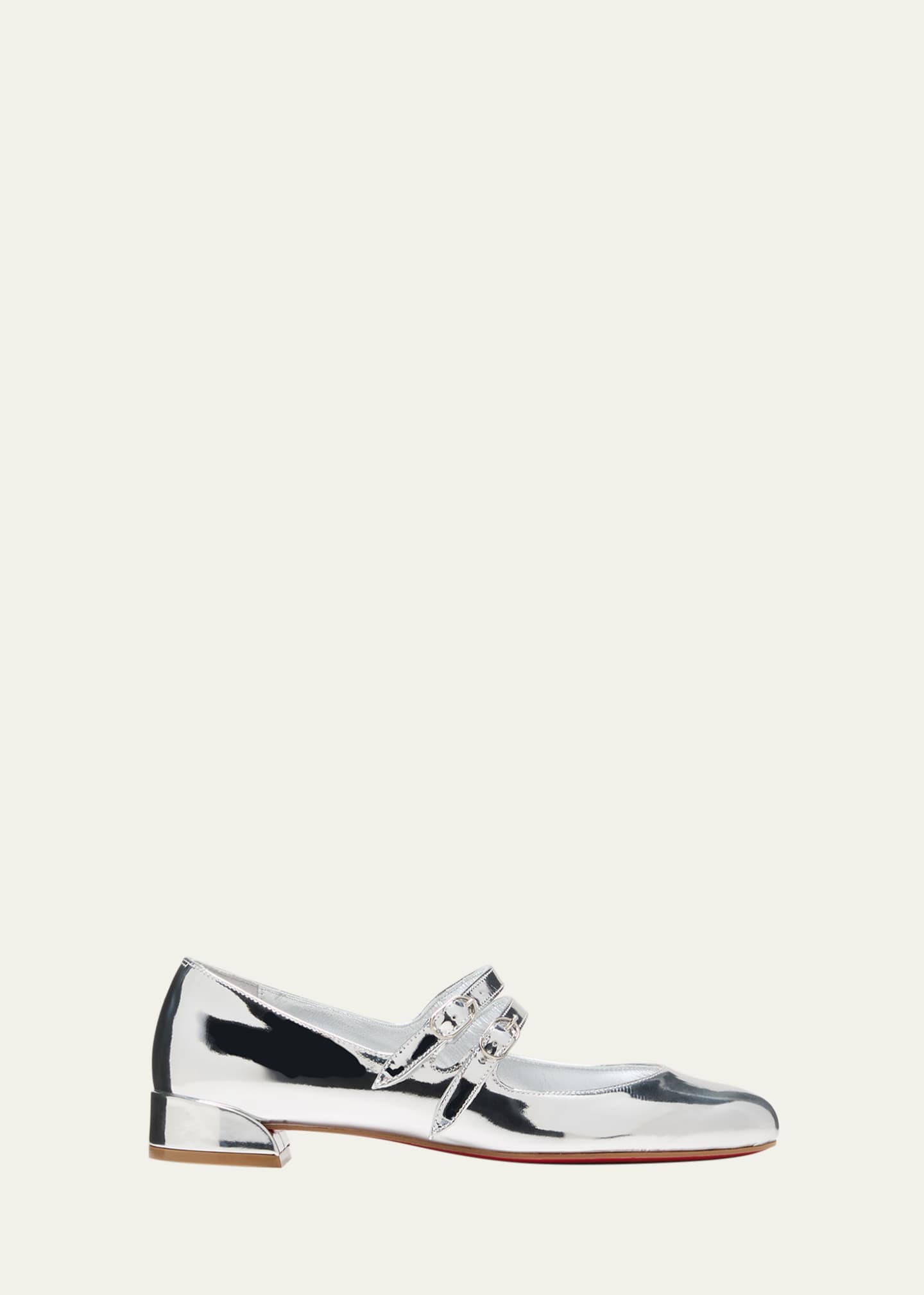 Christian Louboutin Sweet Jane Mirror Red Sole Ballerina Flats