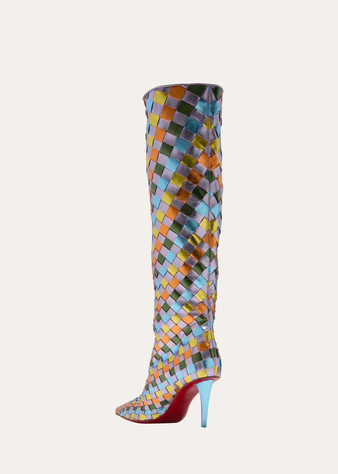 Thigh high boots louboutin sales