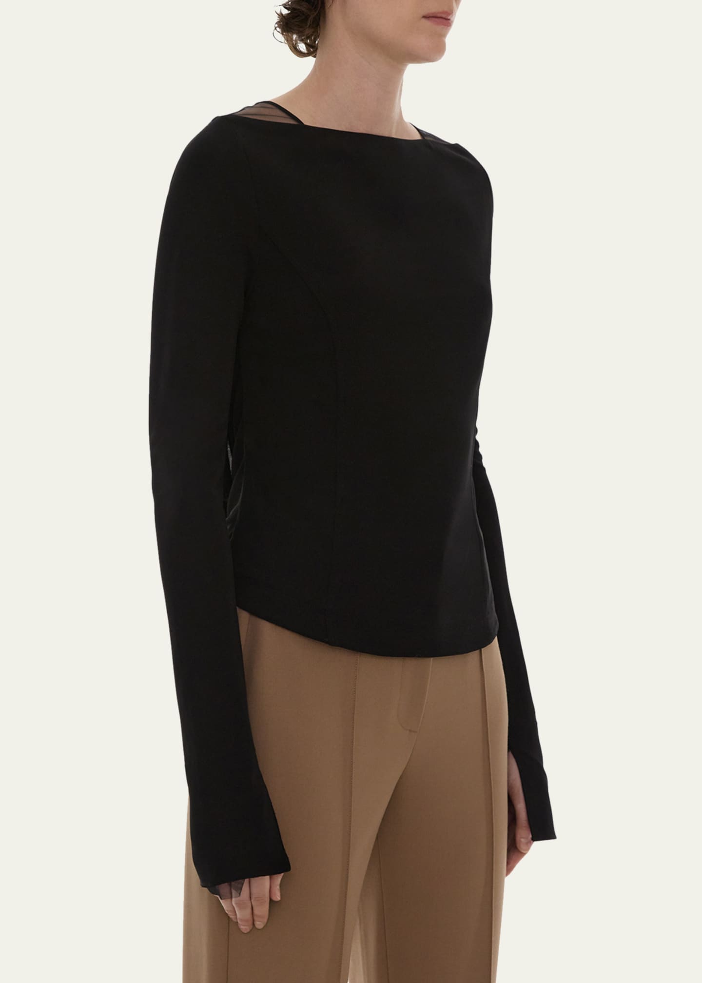 Helmut lang sheer top sale
