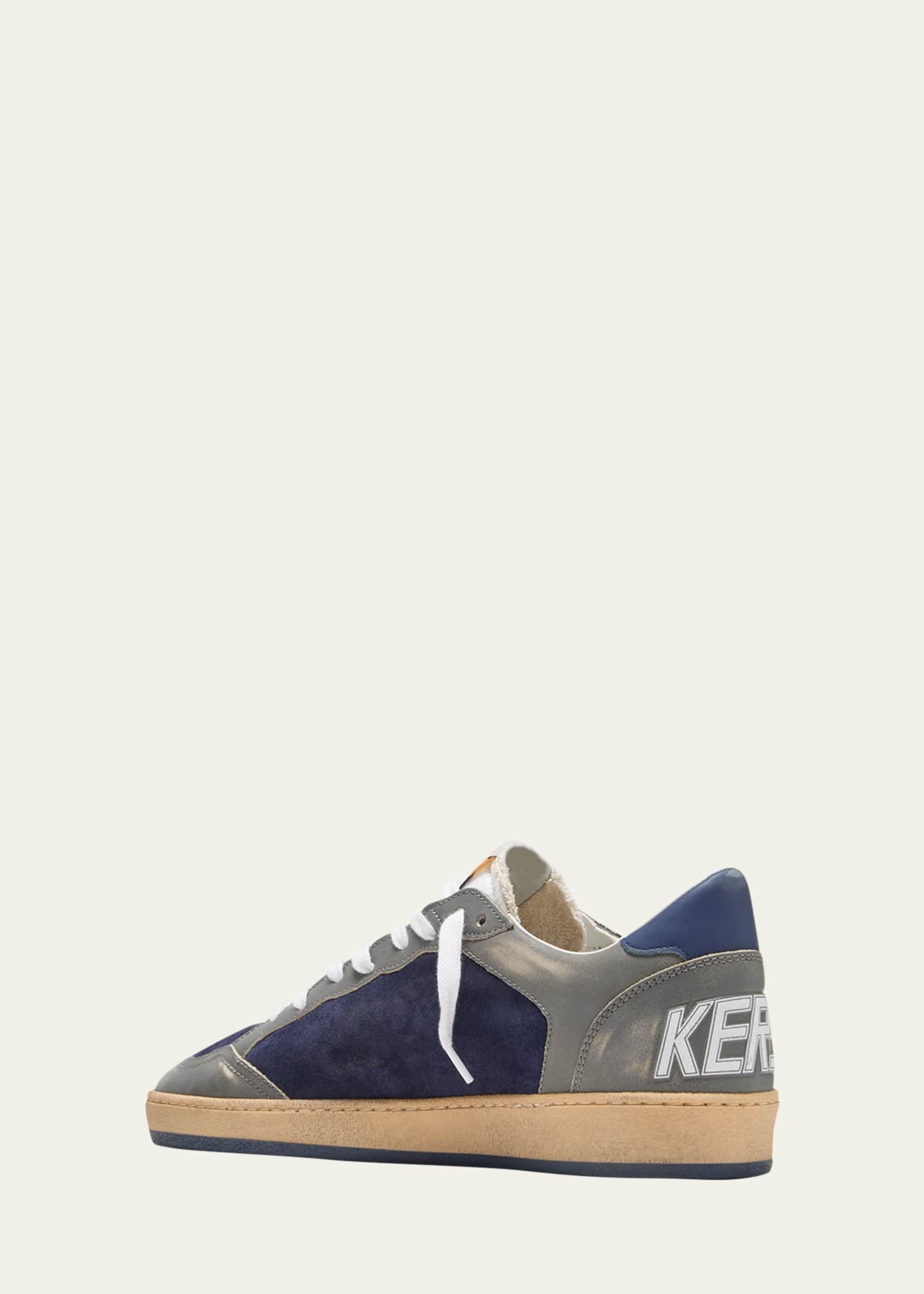 Golden Goose Men's Ball Star Leather Sneakers Black