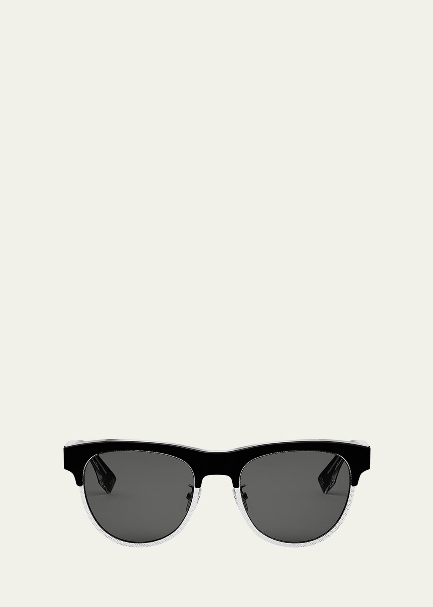 Fendi Men s Fendi Travel Acetate Round Sunglasses