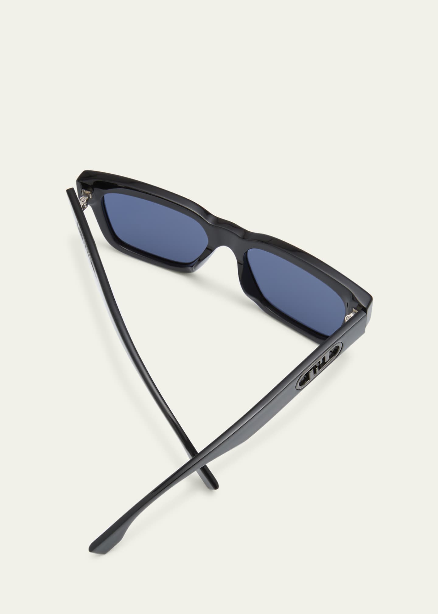 Fendi Men's O'Lock Acetate Rectangle Sunglasses - Bergdorf Goodman