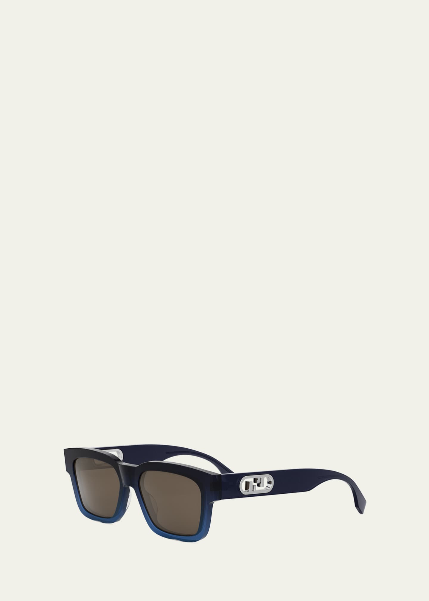 Fendi Men's O'Lock Acetate Rectangle Sunglasses - Bergdorf Goodman