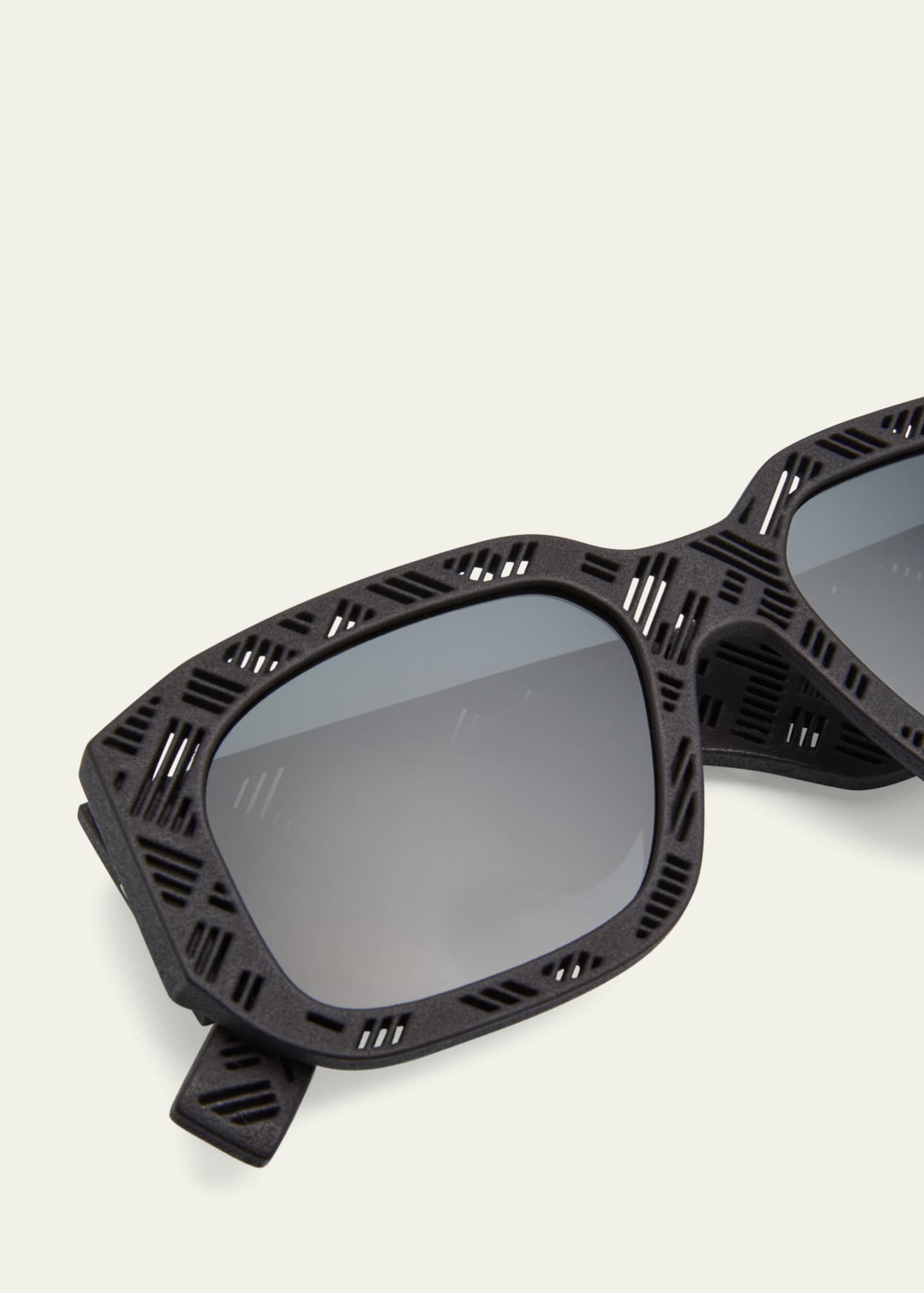 Fendi Men s Fendi Shadow Acetate Rectangle Sunglasses