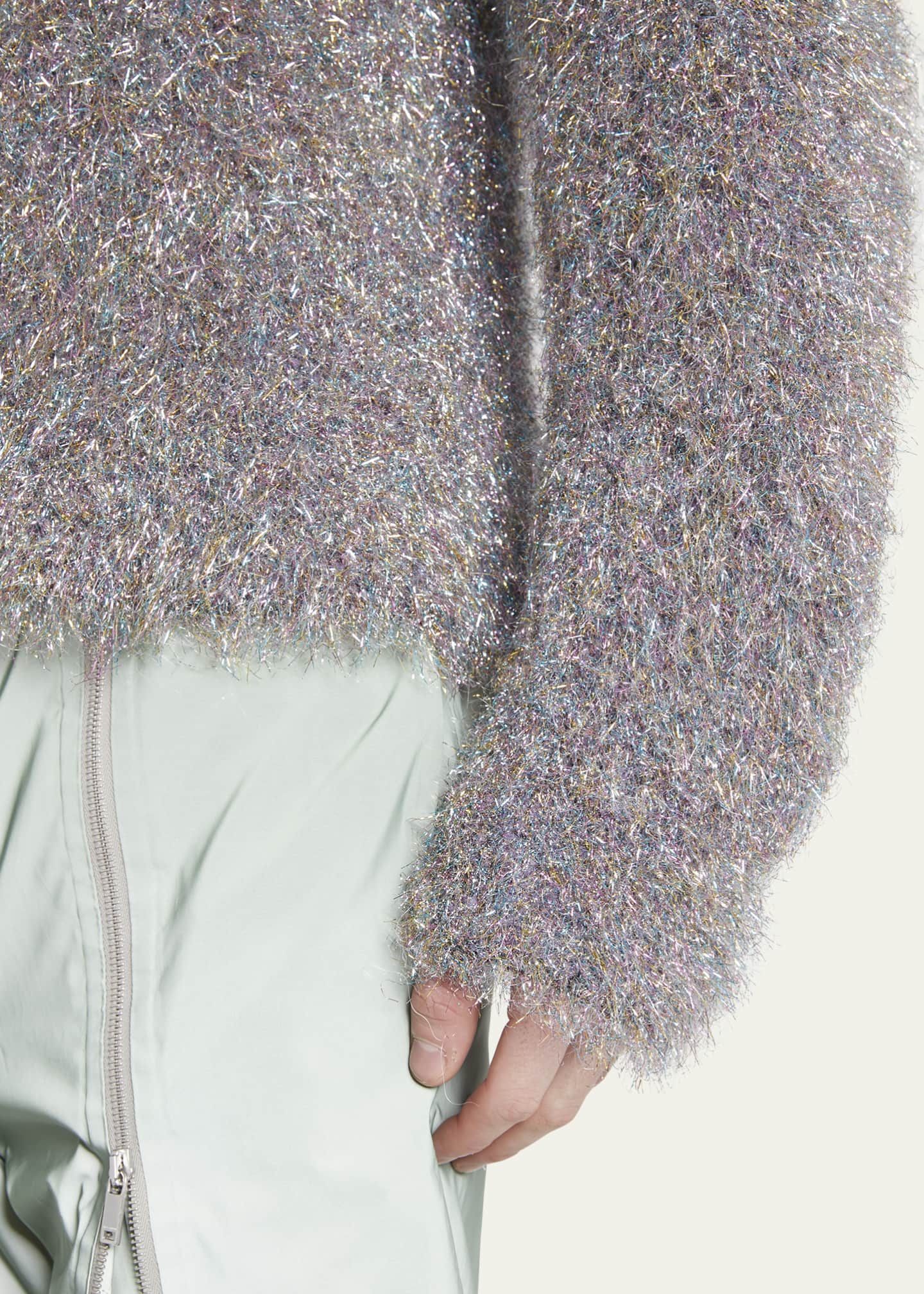 Silver lurex sweater 2025