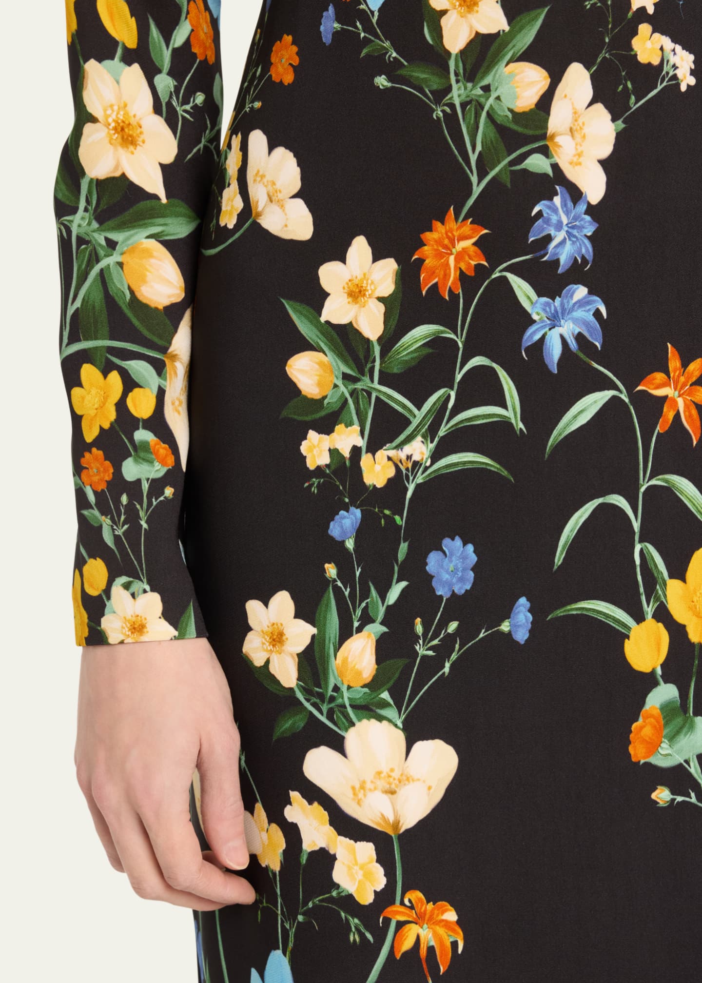 Cara Cara Ava Mock-Neck Floral Maxi Dress - Bergdorf Goodman