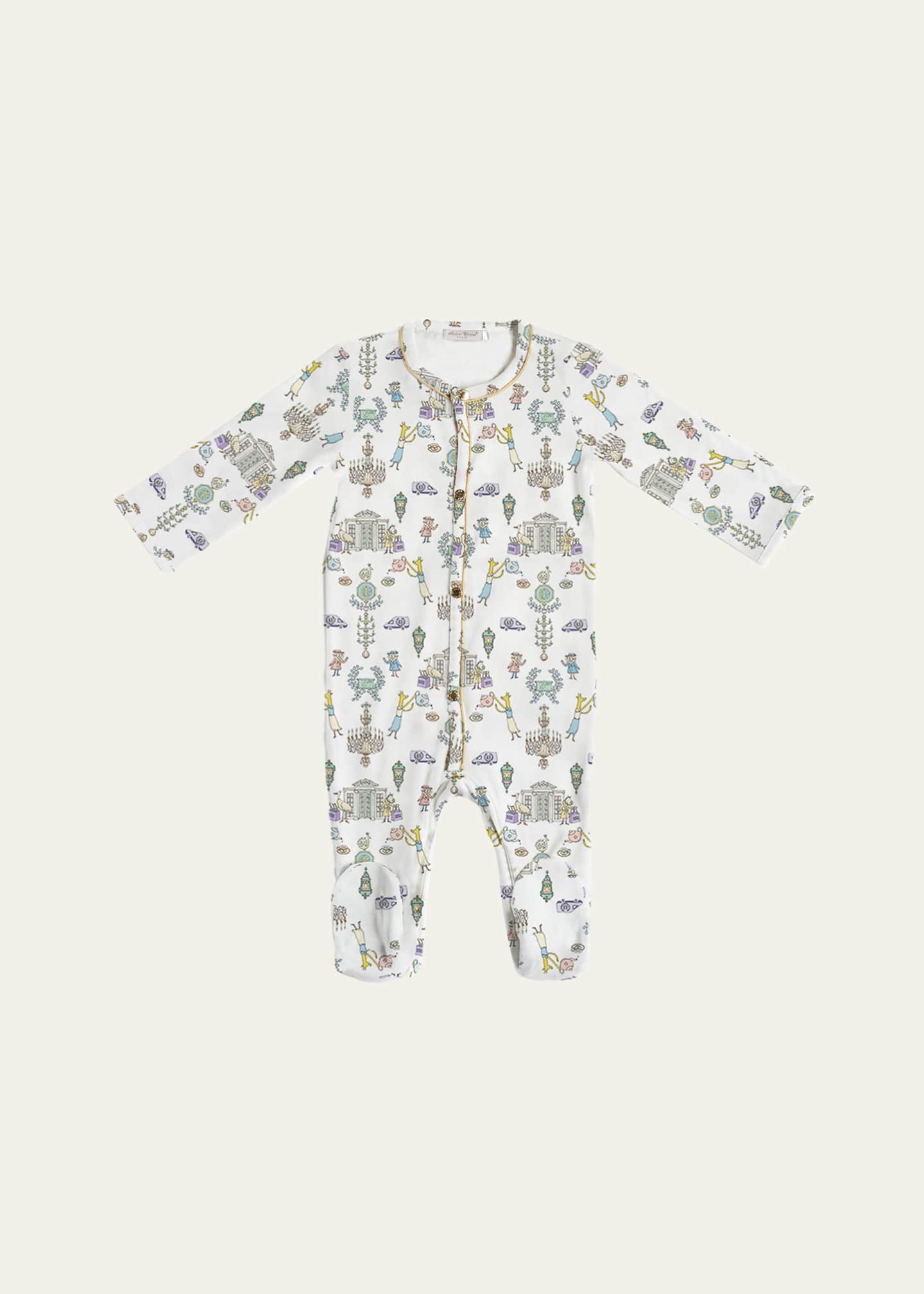 Atelier Choux Kid's Custom Classic Footie Playsuit, Size Newborn-18M Image 1 of 2