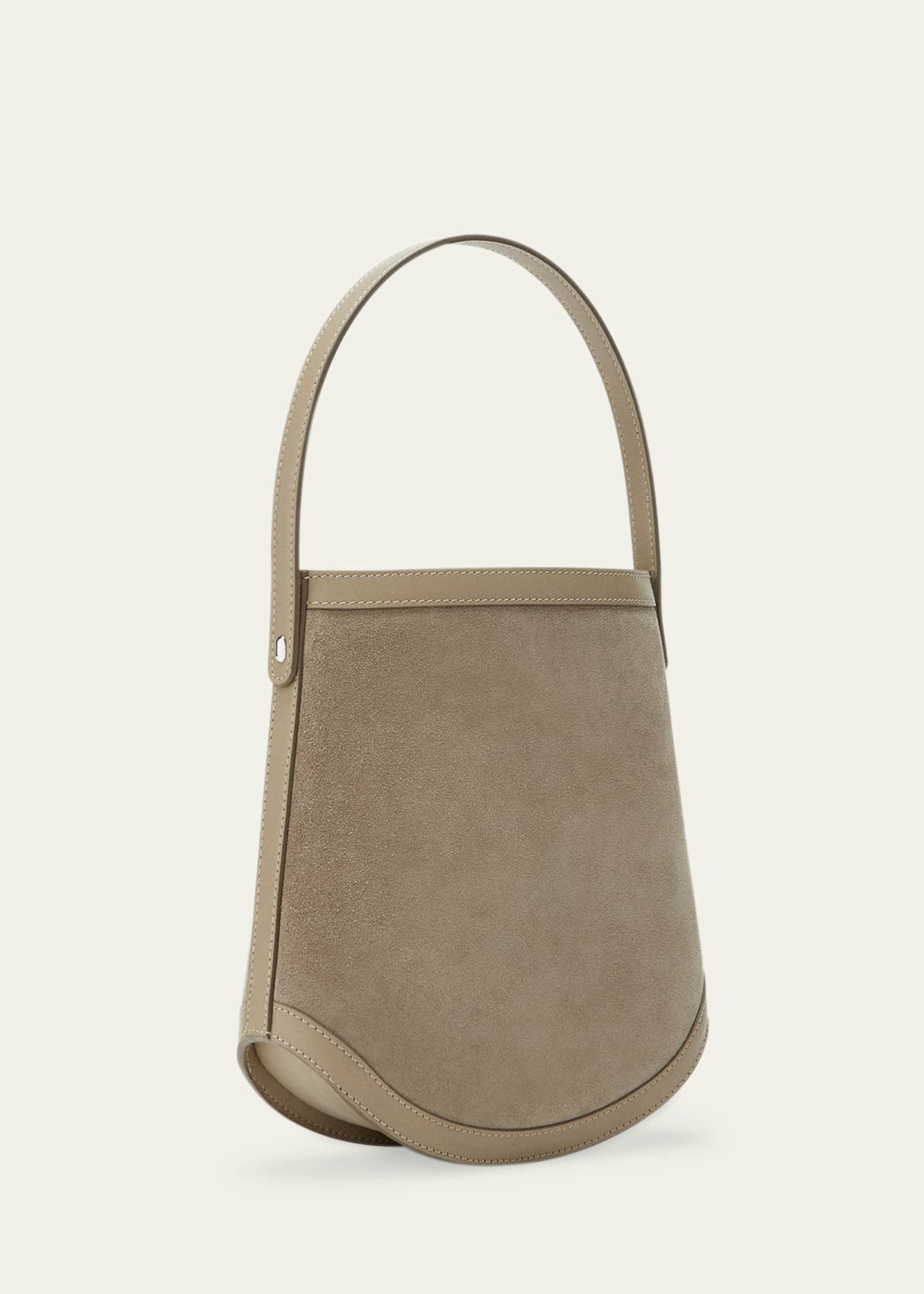Suede bucket bag best sale