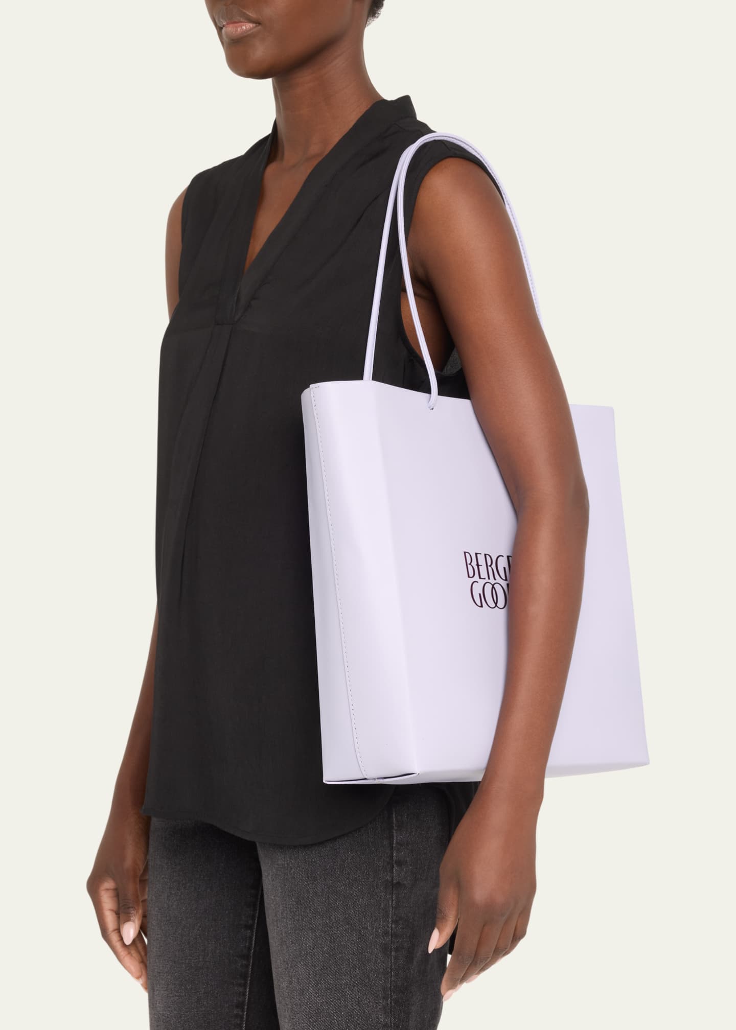 Large leather shopping bag shop
