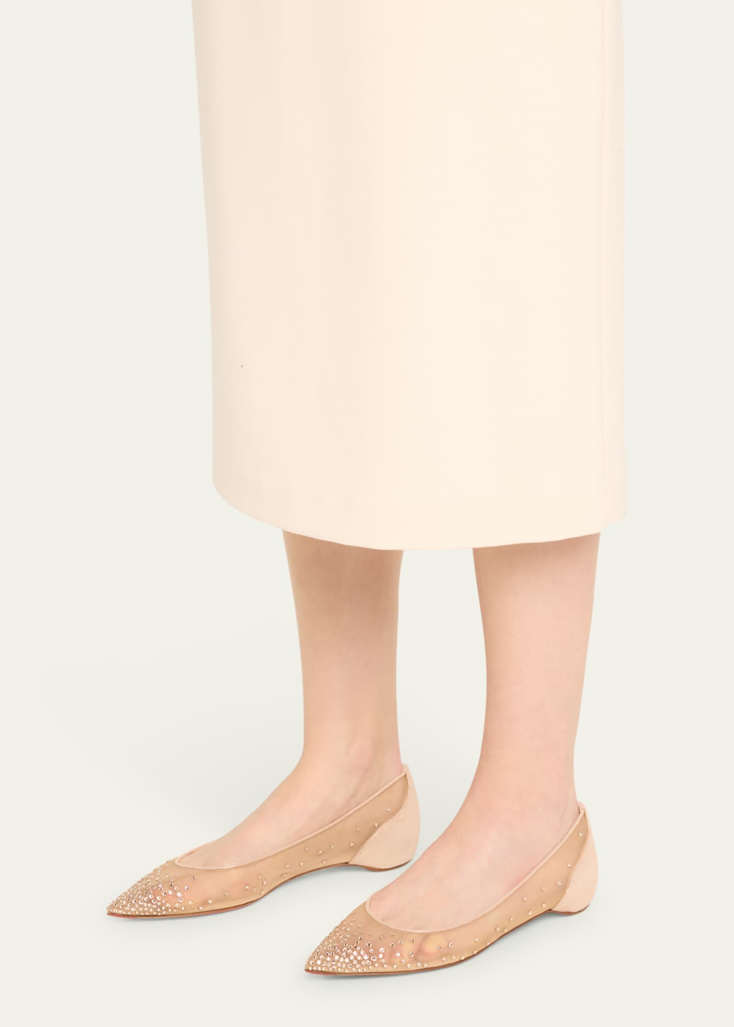 Louboutin flats on sale store