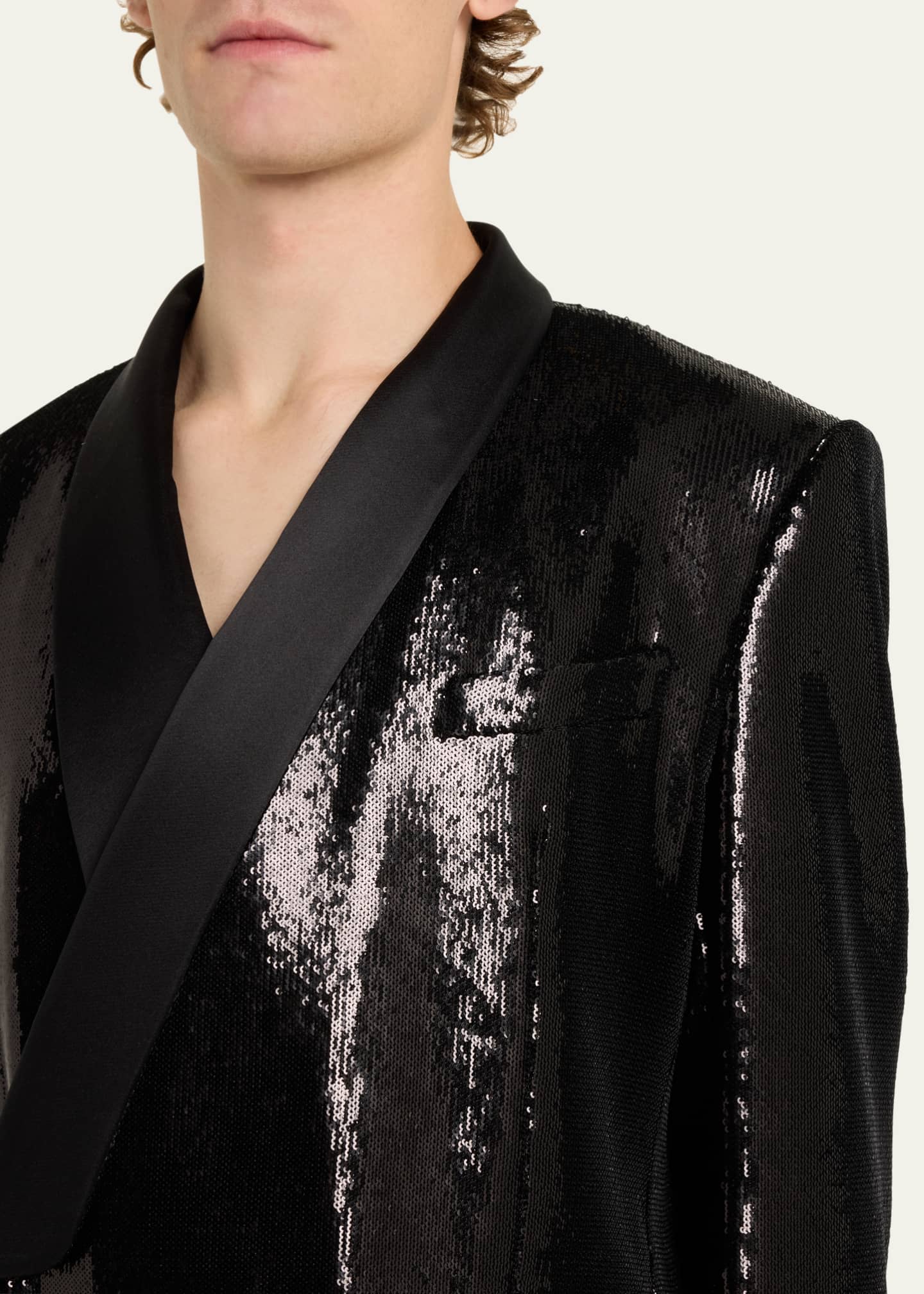Dolce Gabbana Men s Sequin Asymmetric Sport Coat Bergdorf Goodman