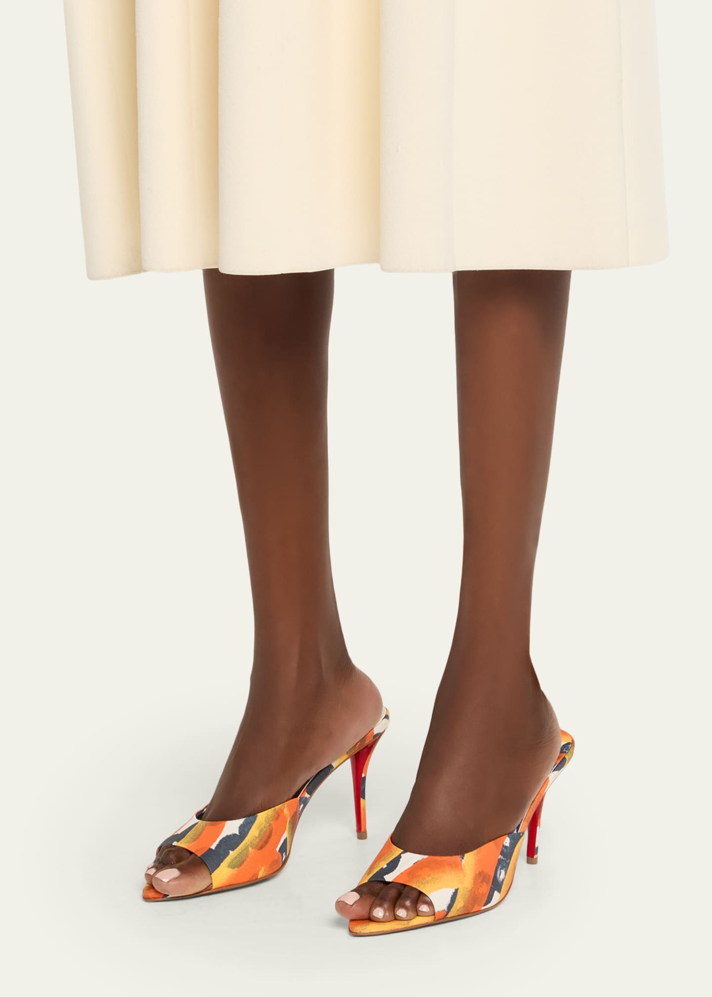 Manolo Blahnik Patopia Metallic Slingback Sandals Image 2 of 8
