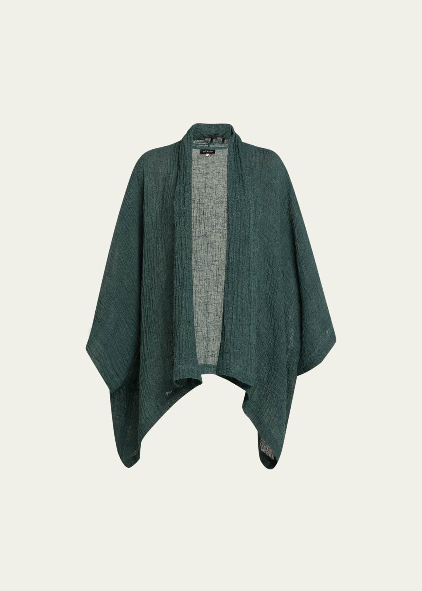 Short sale shawl jacket