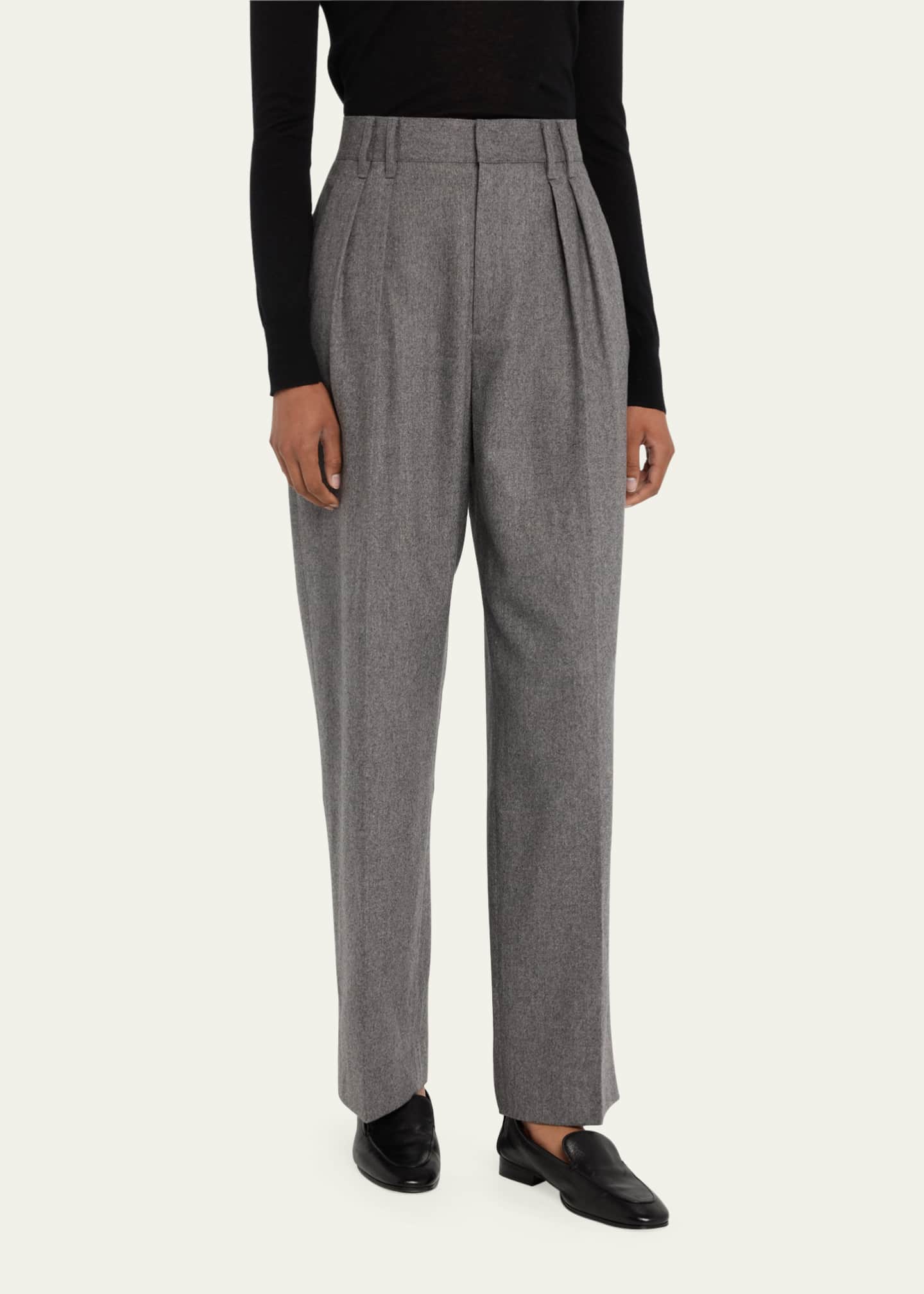 Wool-Cashmere Trousers