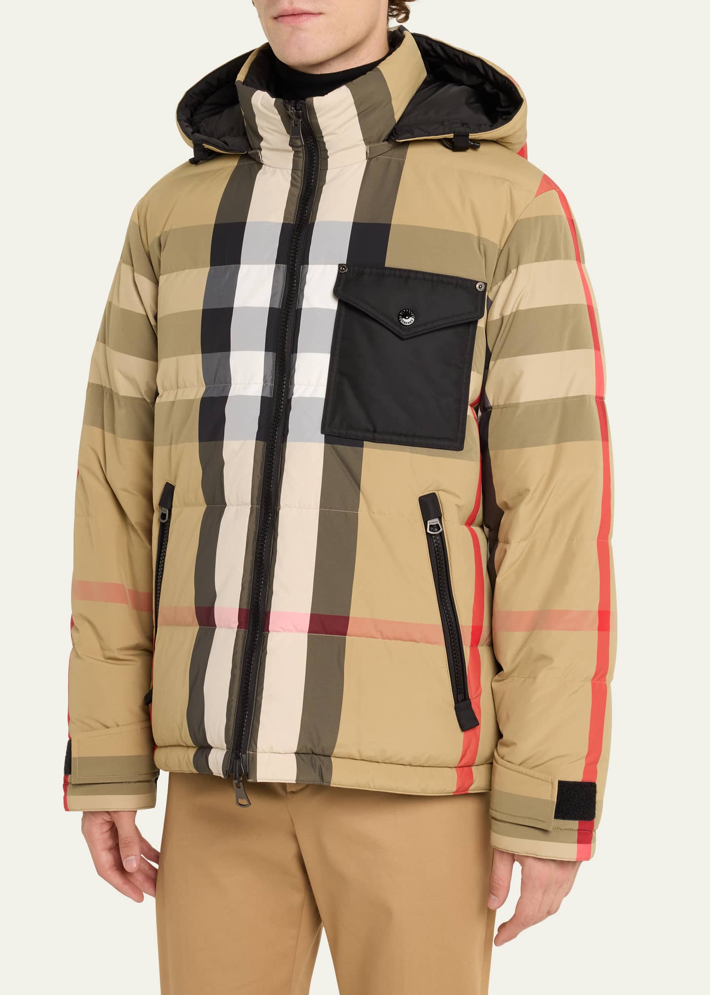 Burberry vintage check reversible puffer jacket new arrivals
