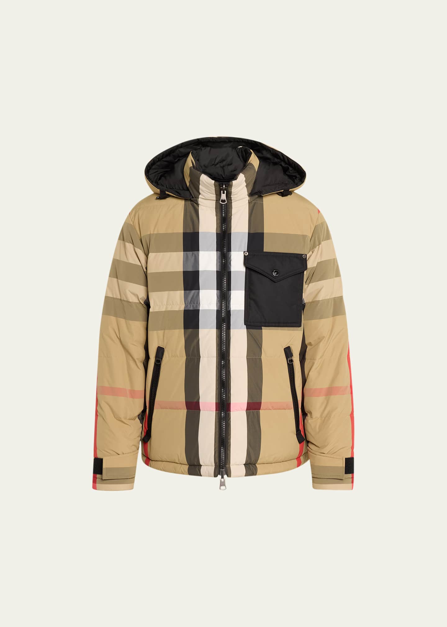 Burberry mens puffer jacket sale online