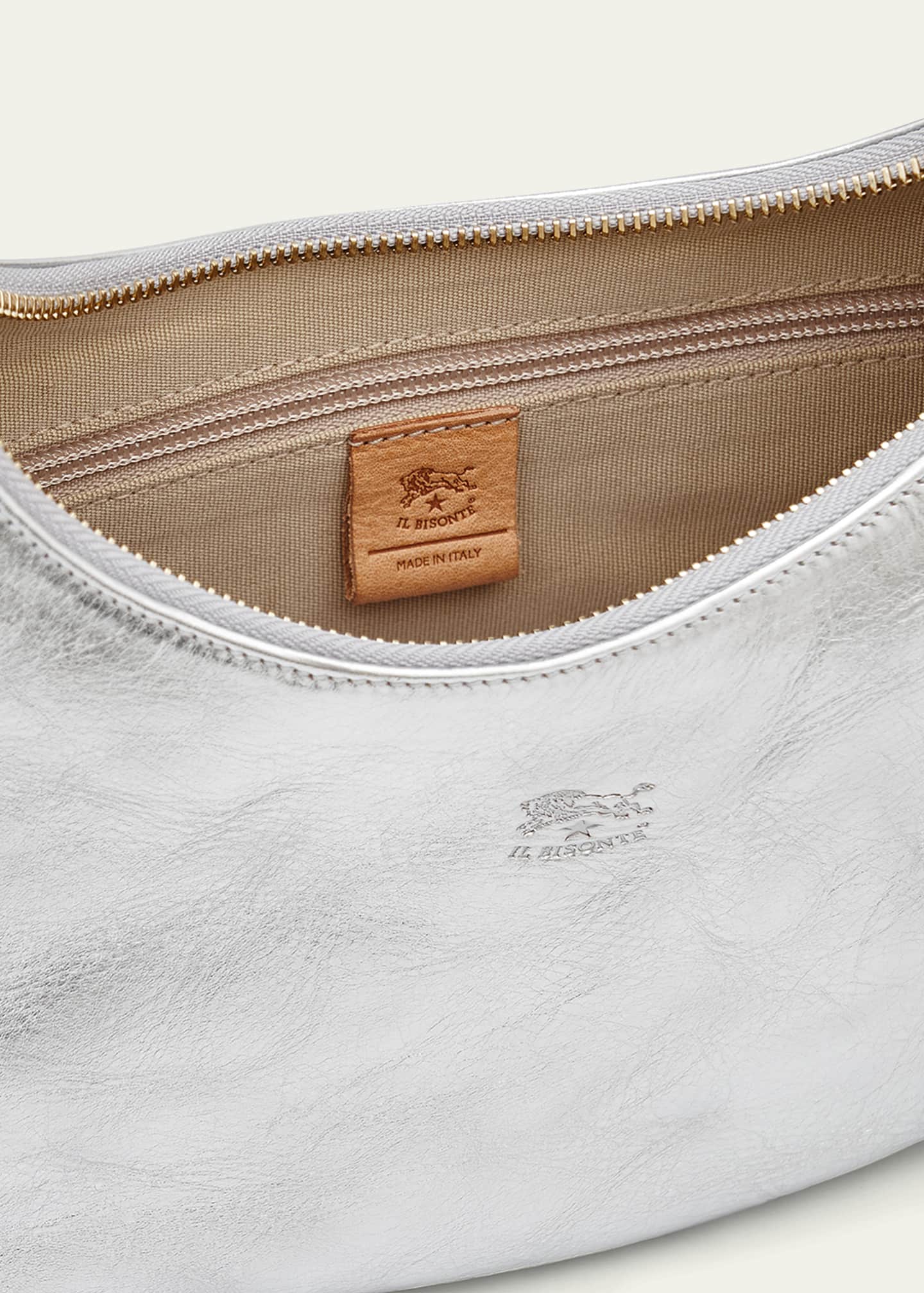 Il Bisonte Belcanto Metallic Leather Shoulder Bag - Bergdorf Goodman