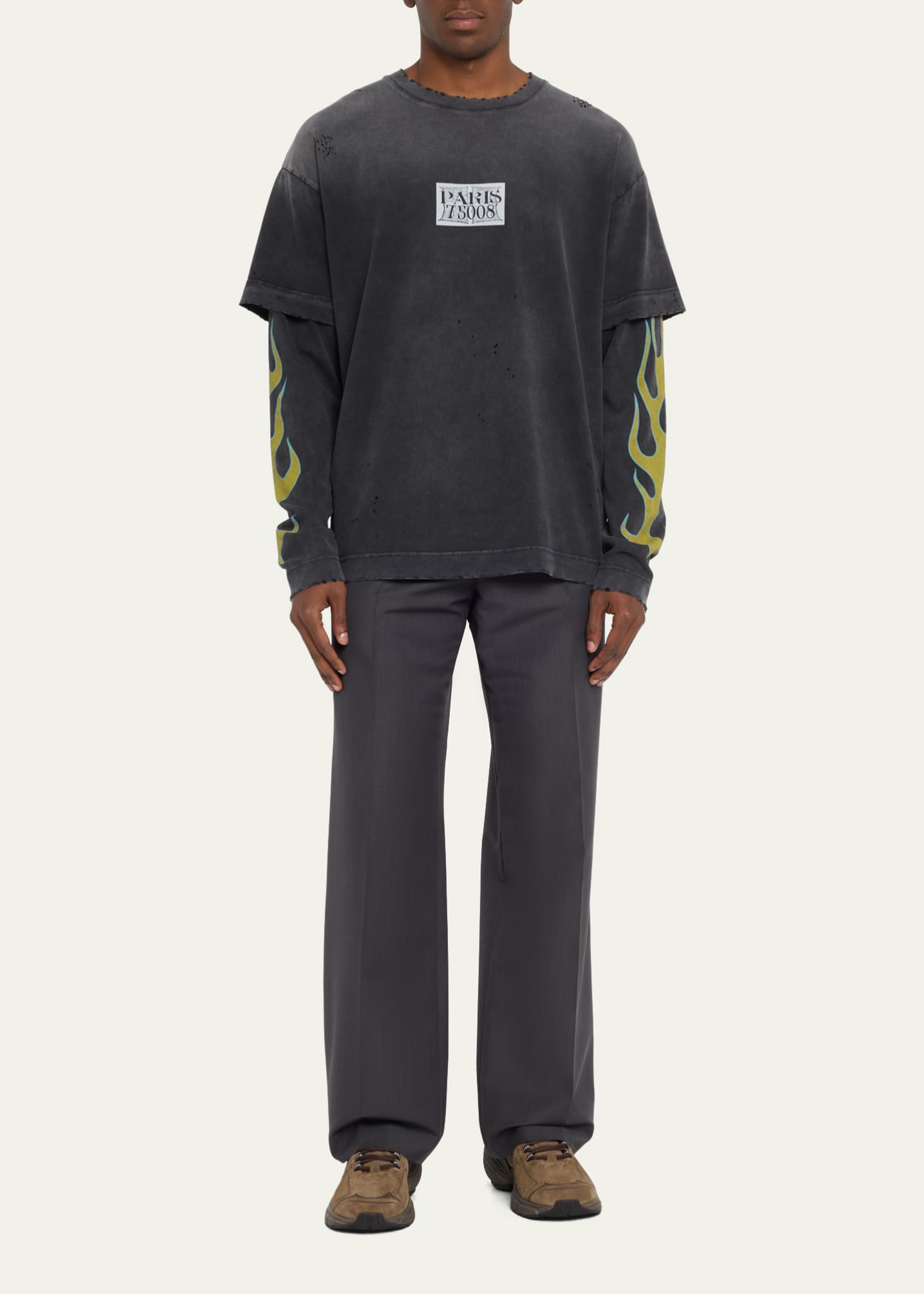 Givenchy flame t shirt top
