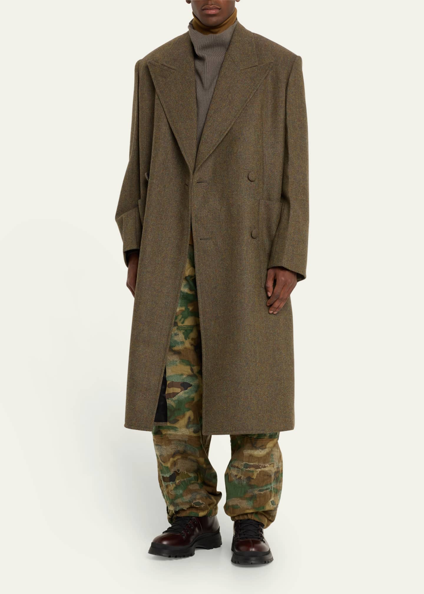 Givenchy double breasted wool coat discount