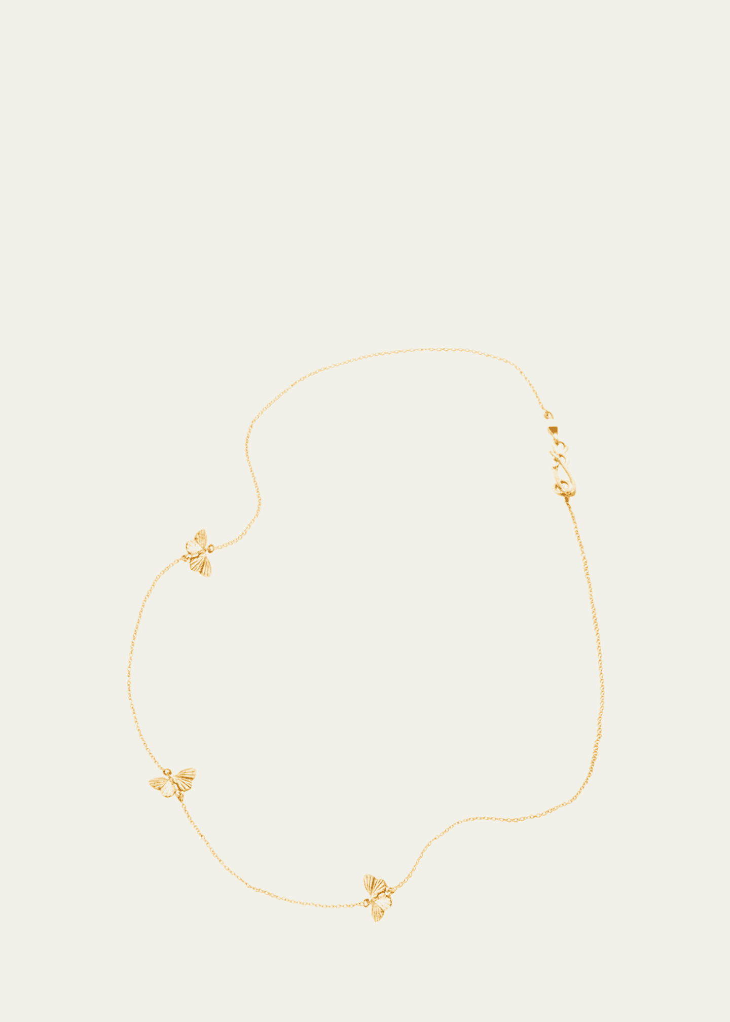 James Banks 18K Yellow Gold 3 Migration Station Necklace