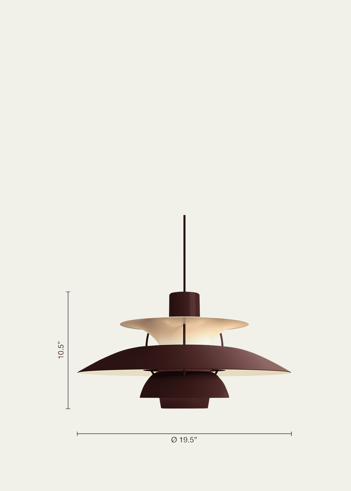 Louis Poulsen PH 5 Pendant Light, 11" Image 4 of 5