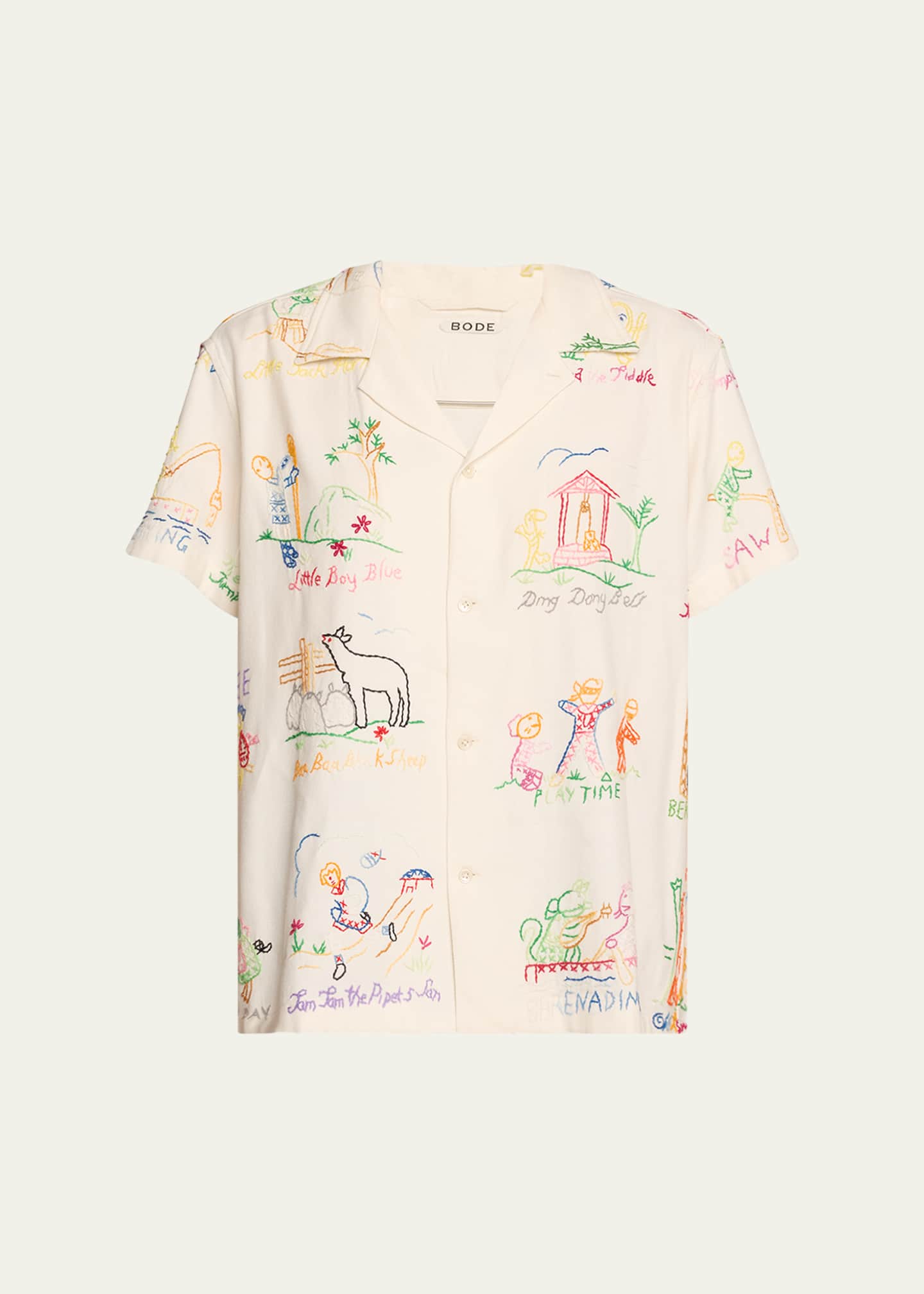Bode Embroidered Tee – BODE