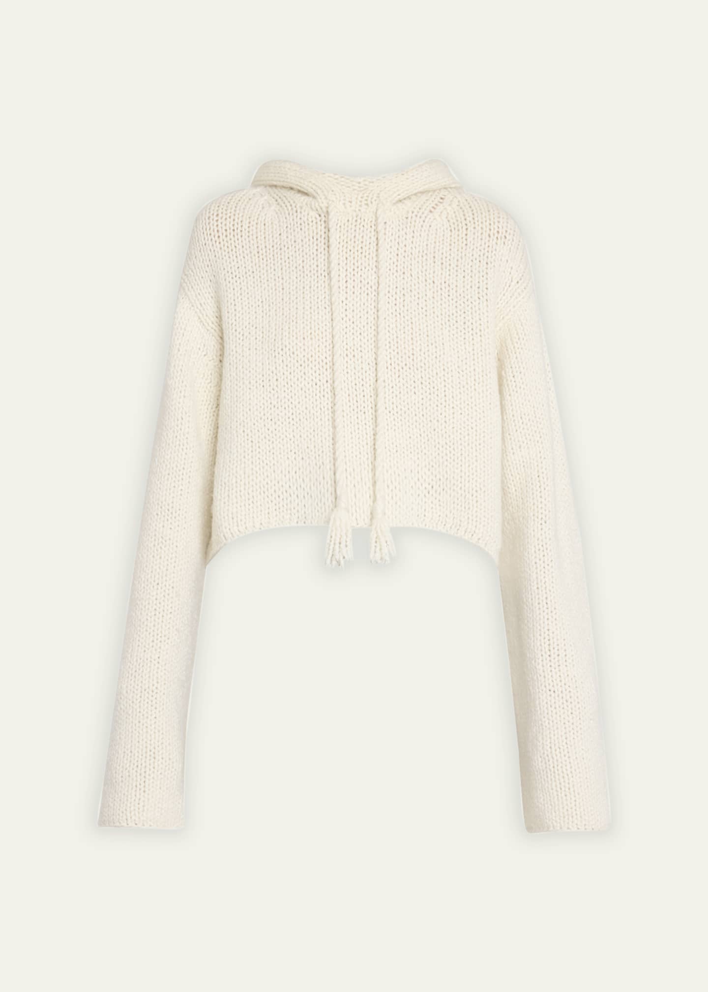 Cropped deals cashmere hoodie