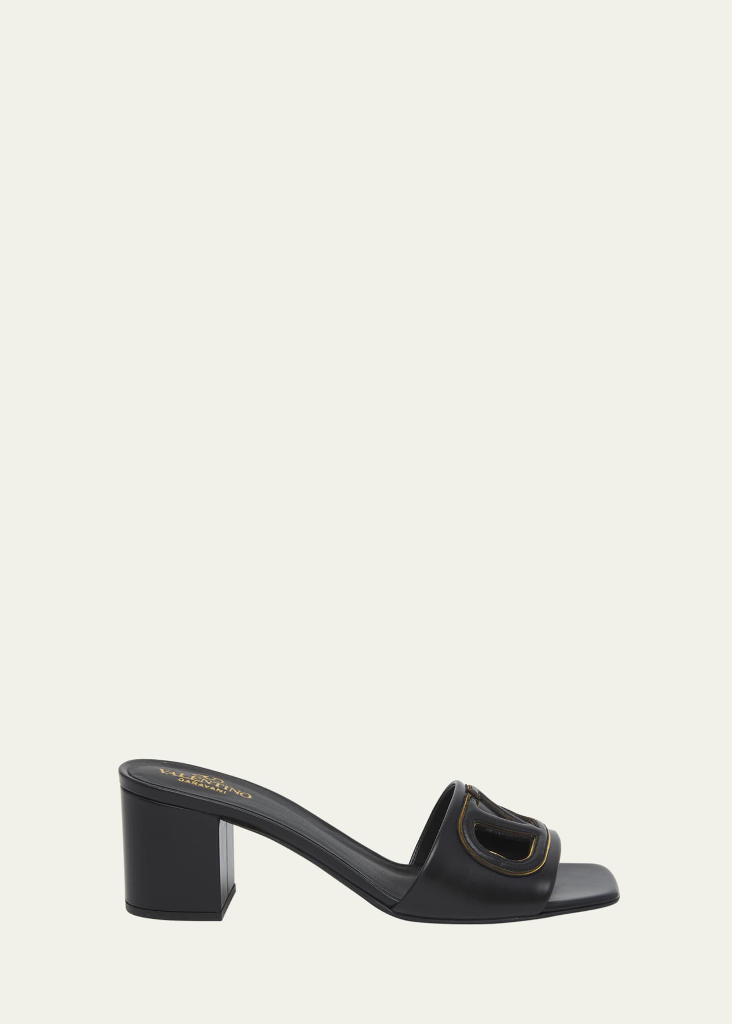 Valentino Garavani VLogo leather sandals - White