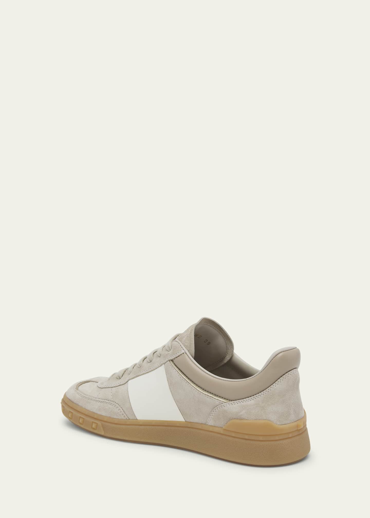 VALENTINO ロトッフ スニカ Valentino Garavani Upvillage Bicolor Stripe Low-Top Sneakers