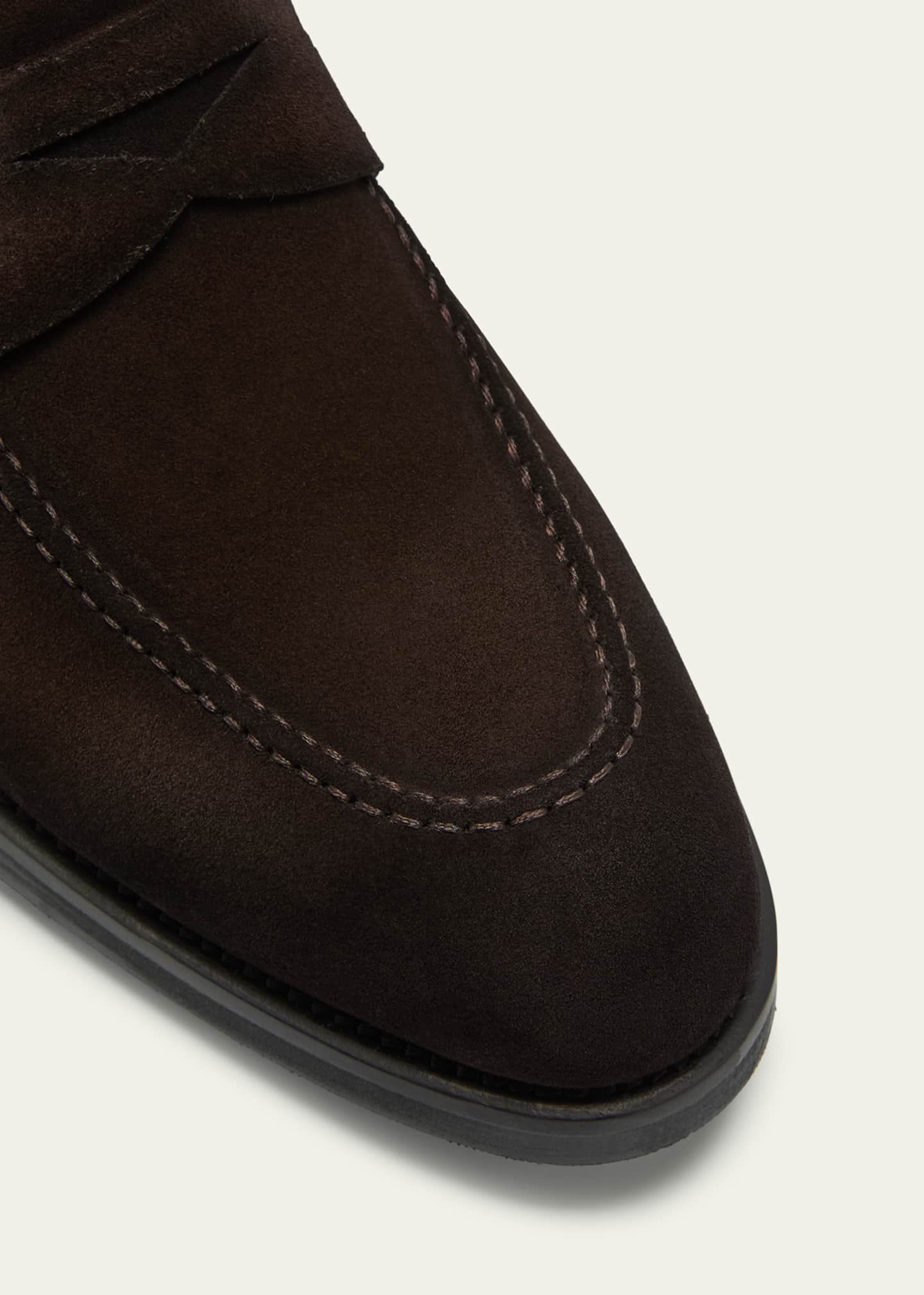 Magnanni Men's Lucien Suede Penny Loafers Image 5 of 5
