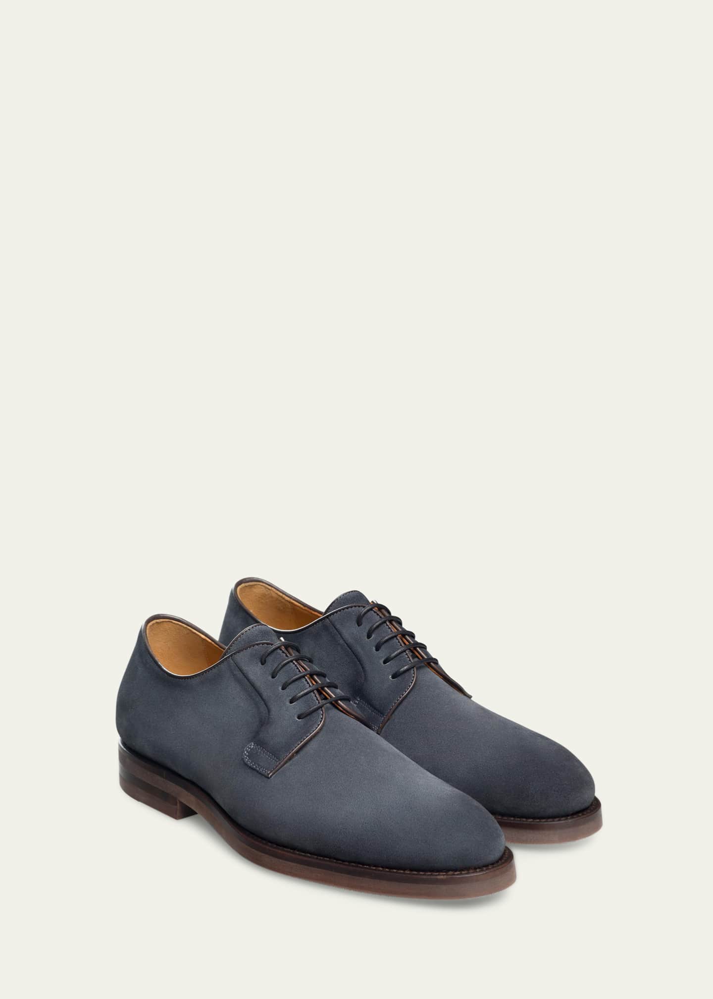 Blue suede derby on sale