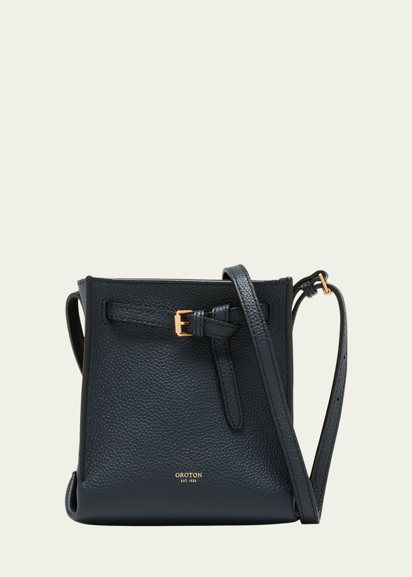 Oroton Margot Leather Bucket Crossbody Bag Bergdorf Goodman
