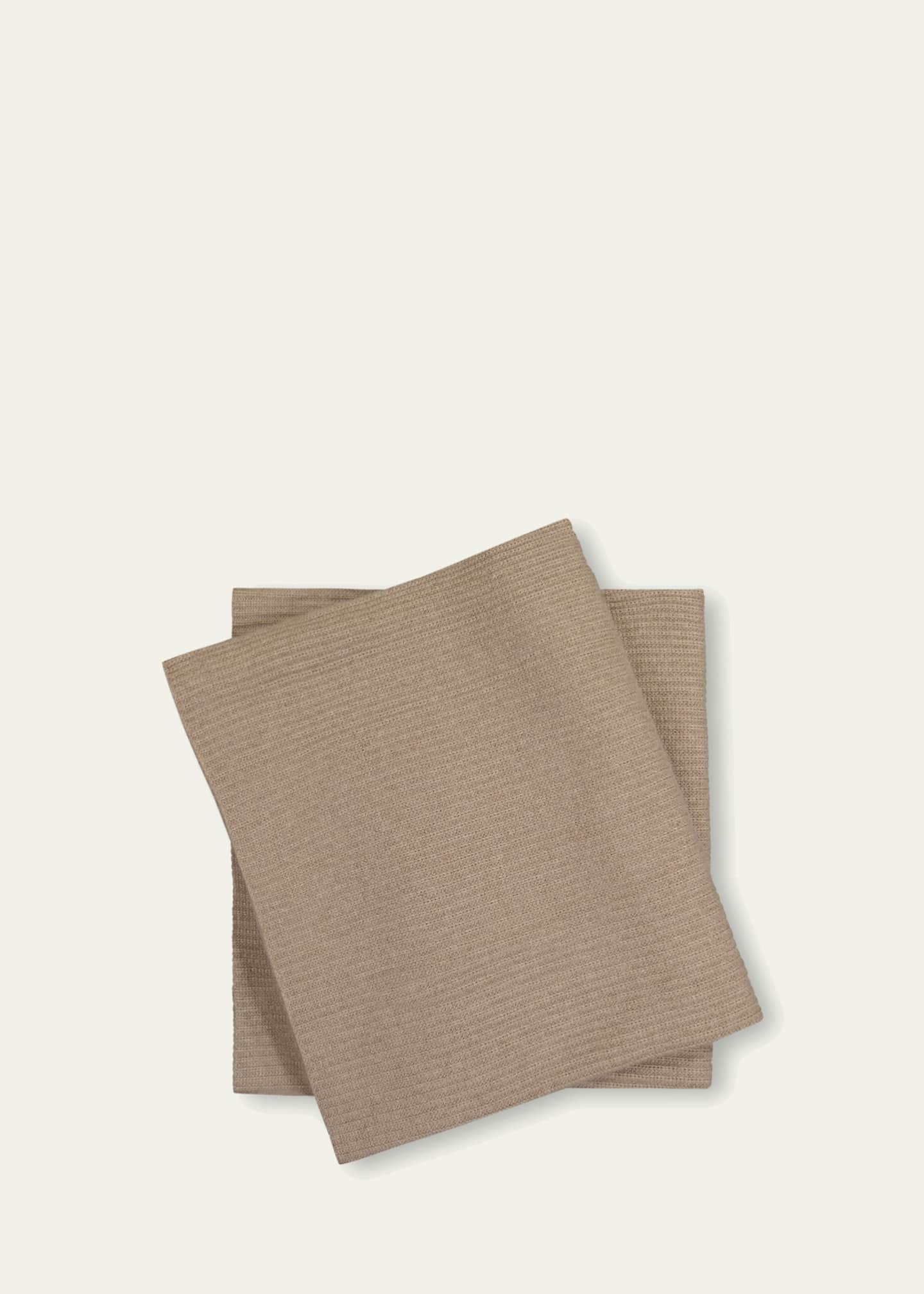 Sofia Cashmere Cashmere Shaker Rib Throw Blanket Image 2 of 2