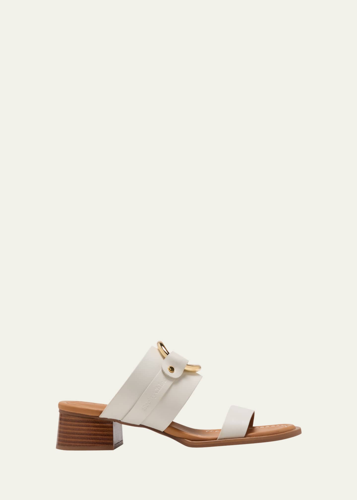 See by chloe leather slides online