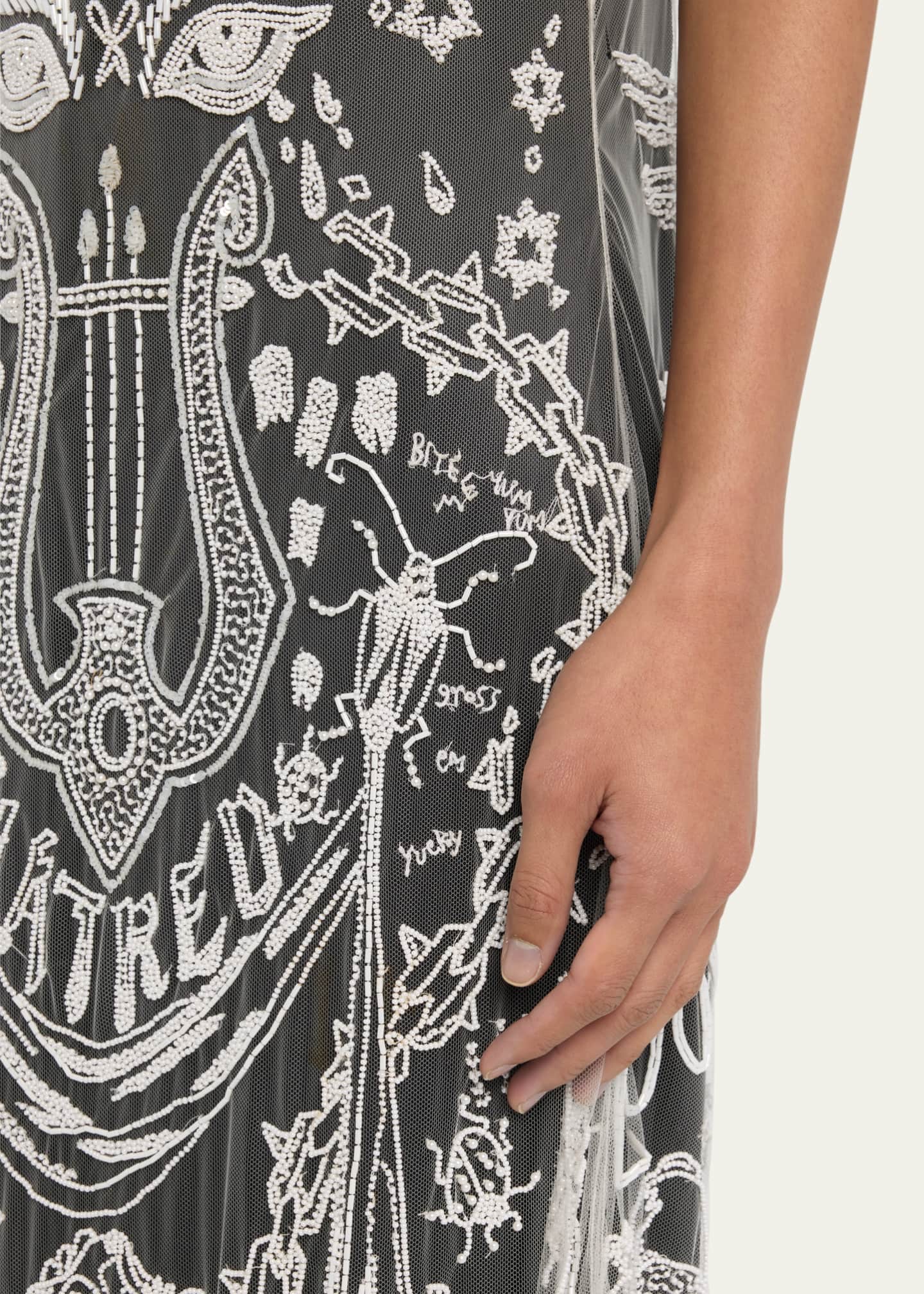 Tulle sale slip dress