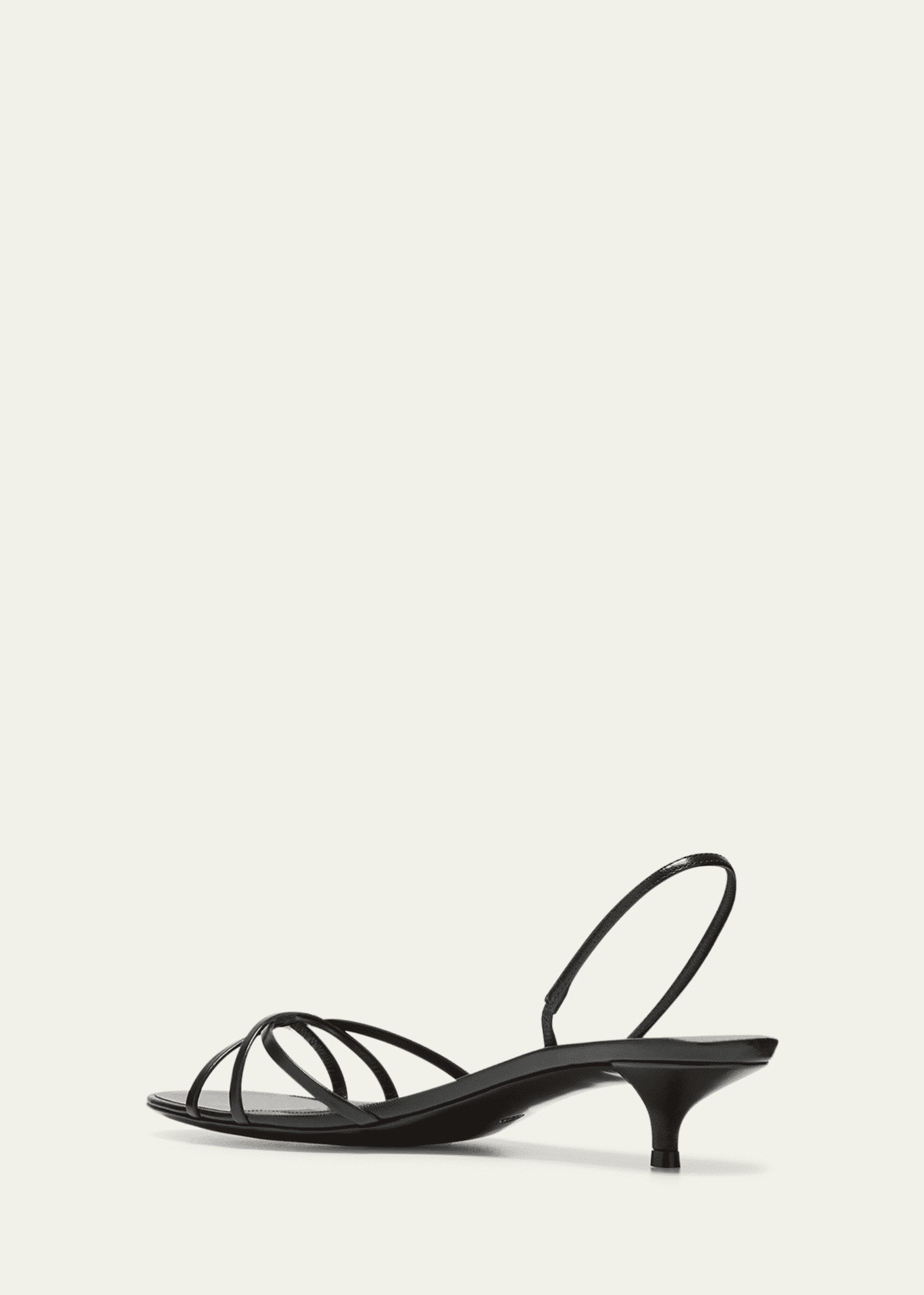 THE ROW Harlow Strappy Kitten Heel Slingback Sandals Bergdorf