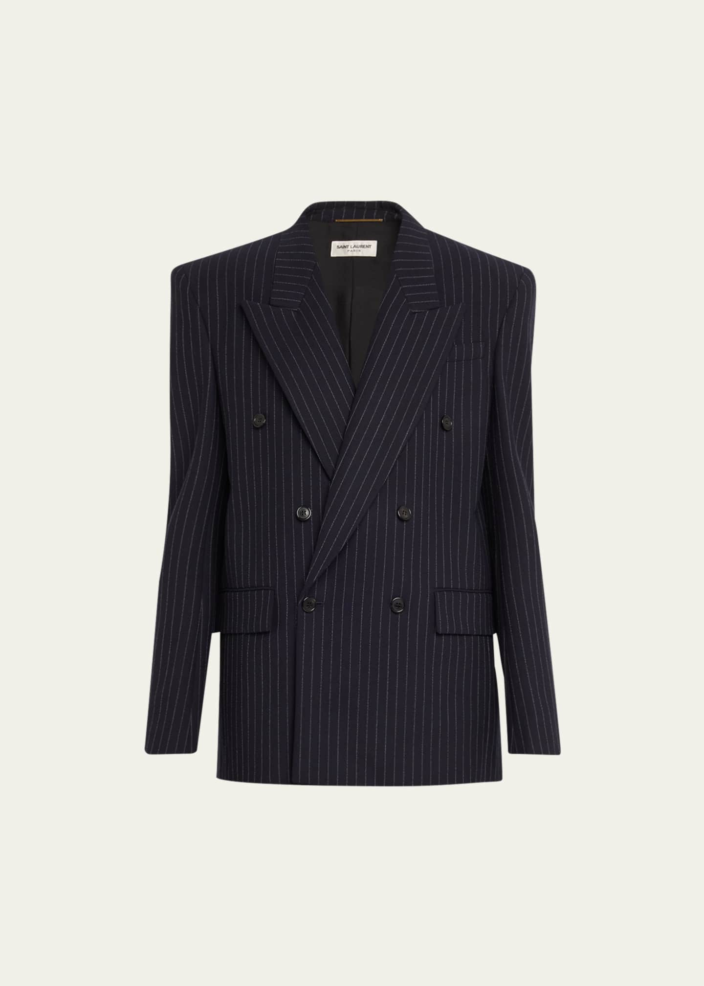 Oversize Single Breast Wool Blazer