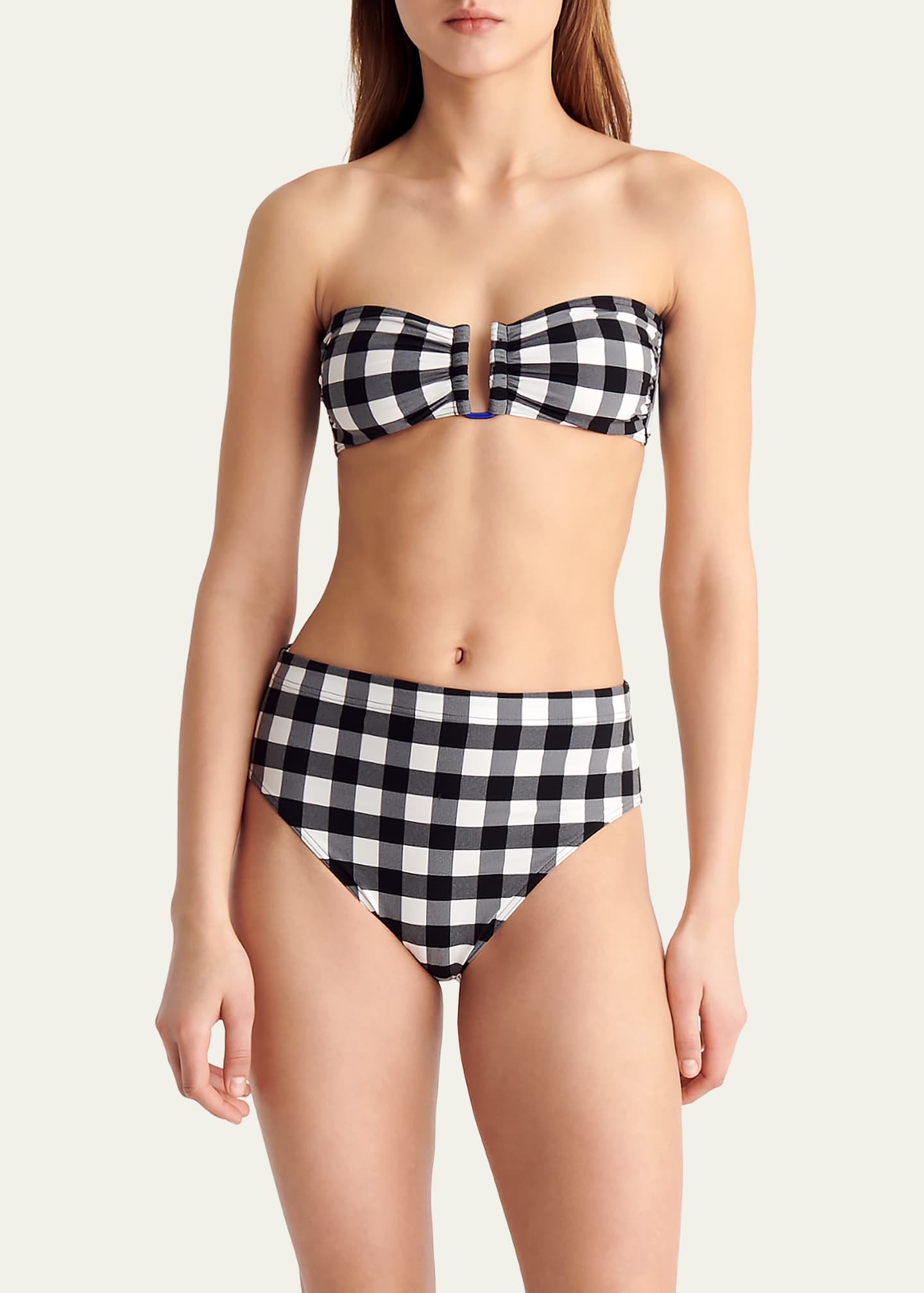Eres Forme Gingham Bikini Bottoms Image 2 of 4
