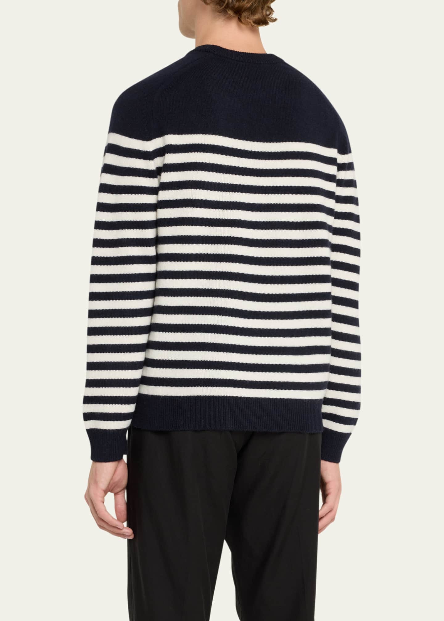 Striped cashmere sweater hot sale