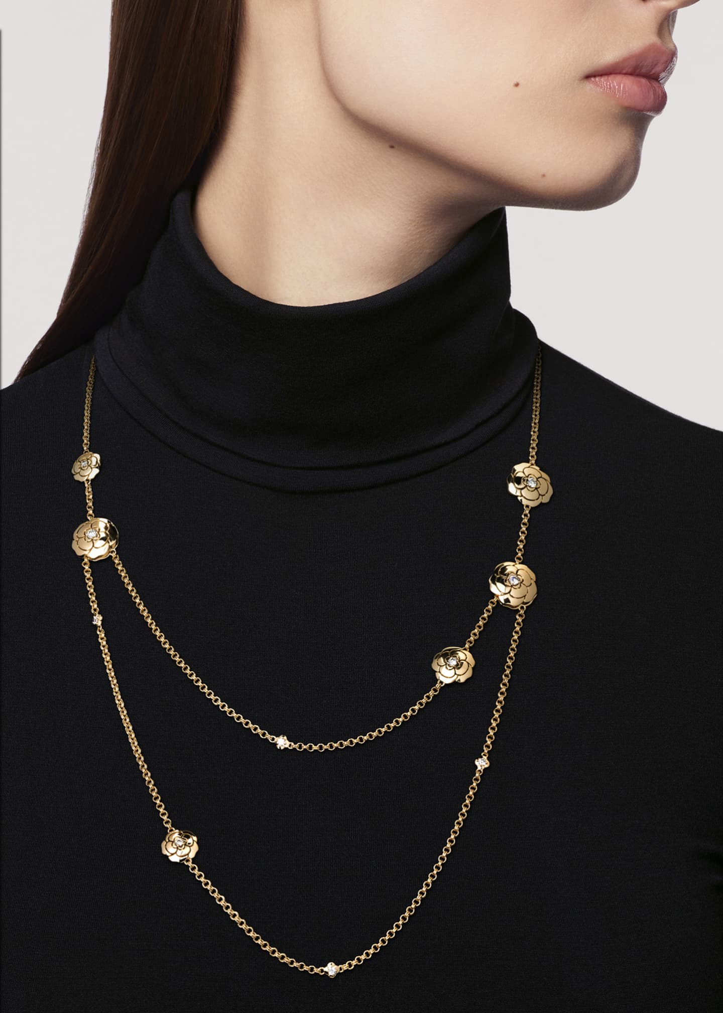 CHANEL LES INFINIS DE CAMÉLIA Transformable Long Necklace Image 2 of 3