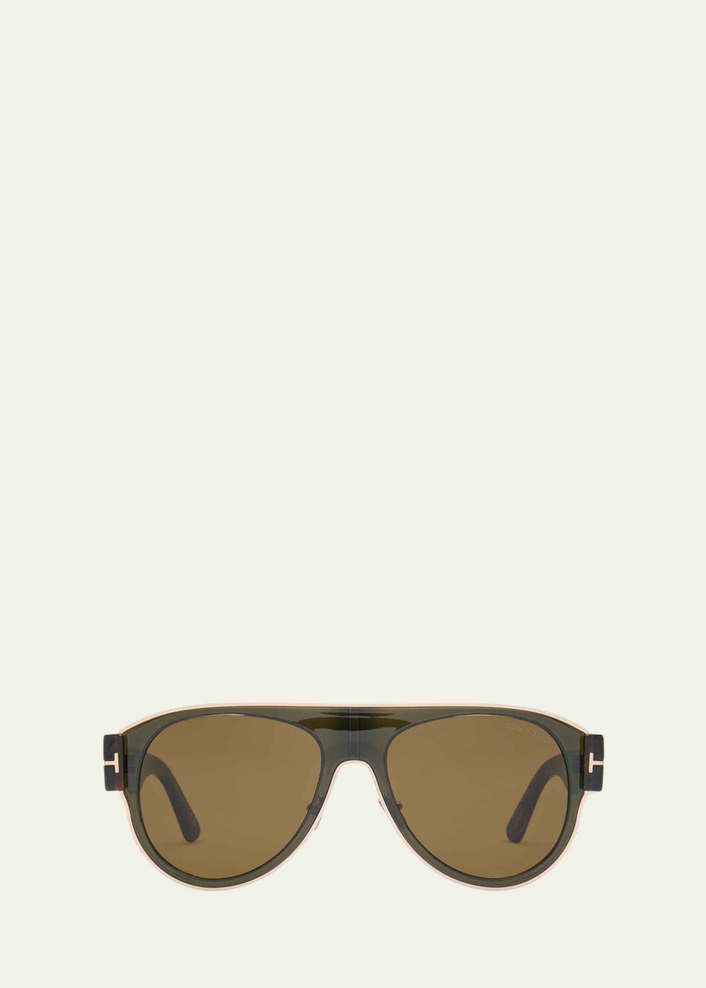 Tom Ford Men s Lyle Plastic Aviator Sunglasses